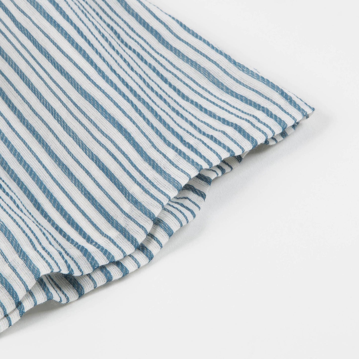 Baby Girls Blue Stripe Woven Dress