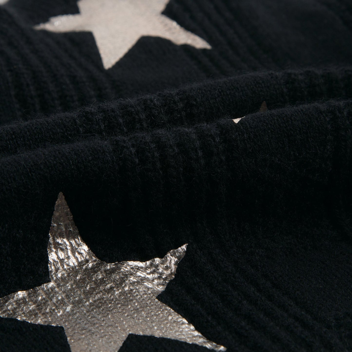 Boys Black Stars Print Sweater