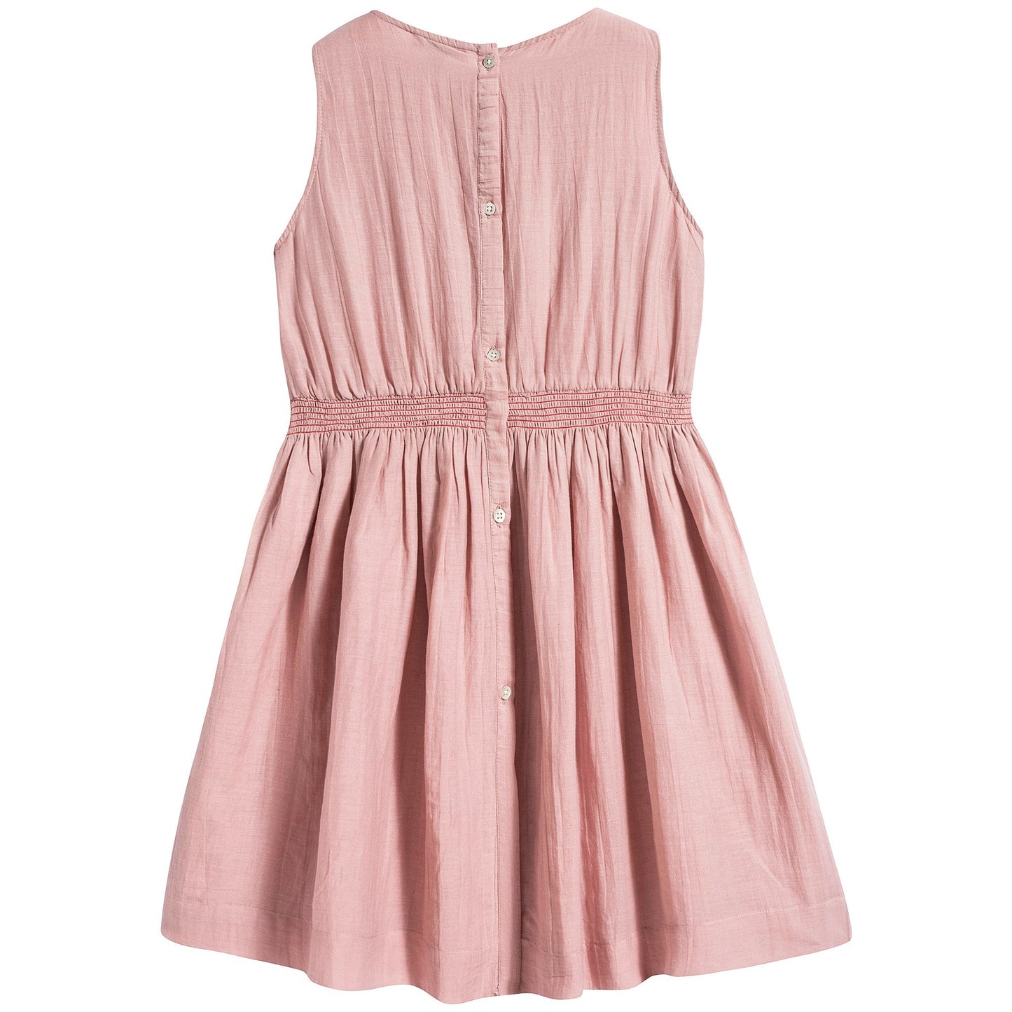 Girls Pink Cotton Dress
