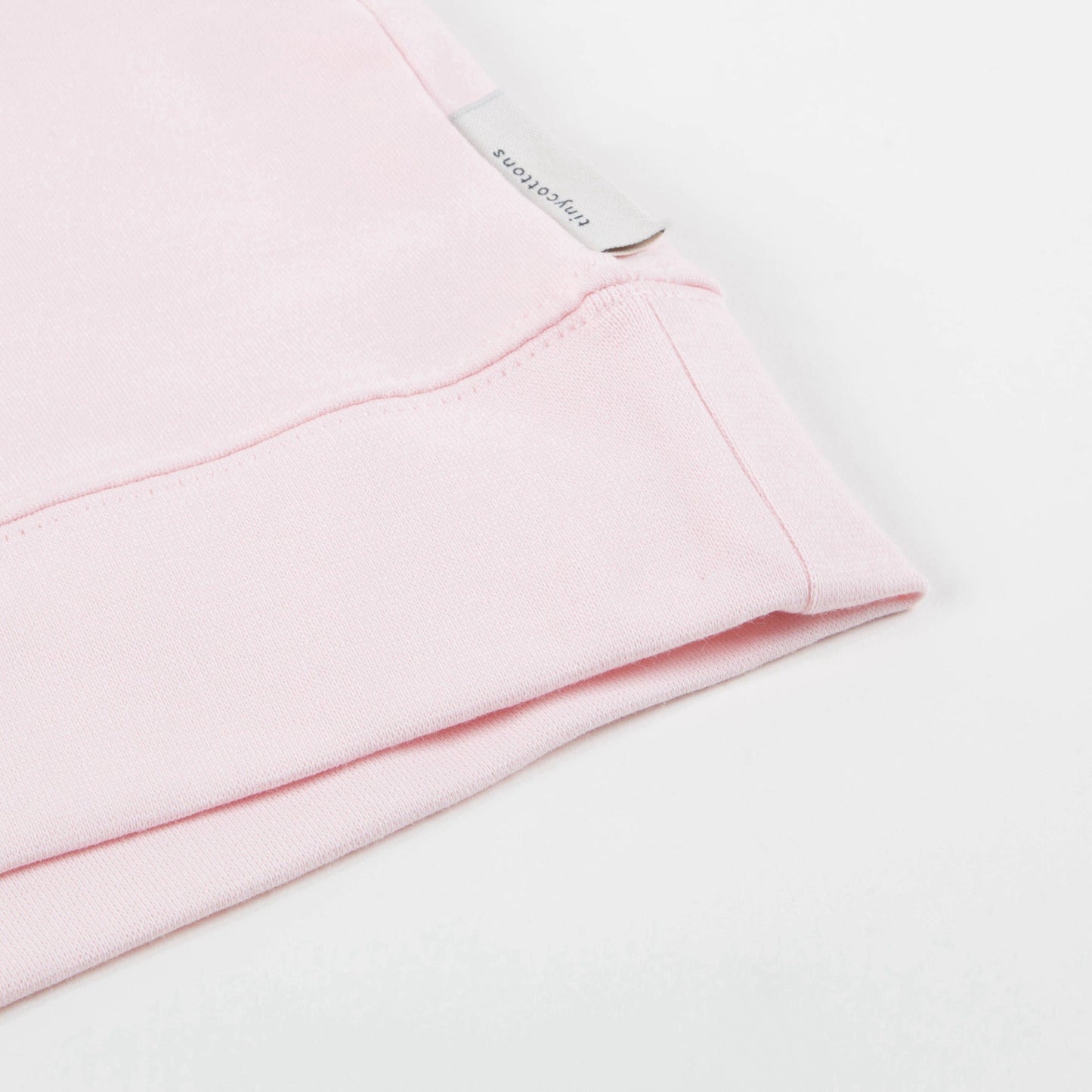 Girls Light Pink Pima Cotton Sweatshirt