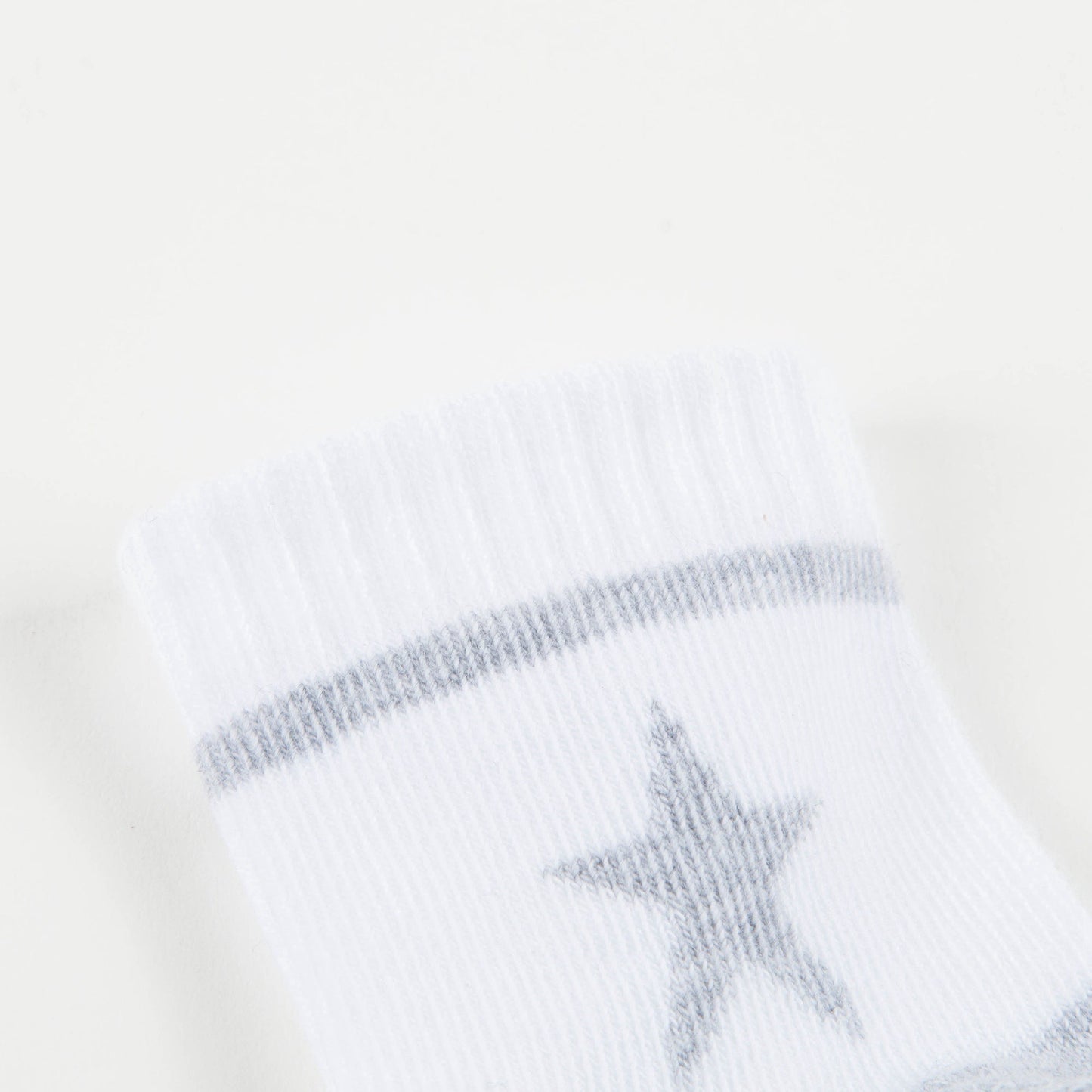 Girls & Boys Black & White Logo Cotton Socks(Two Pairs)