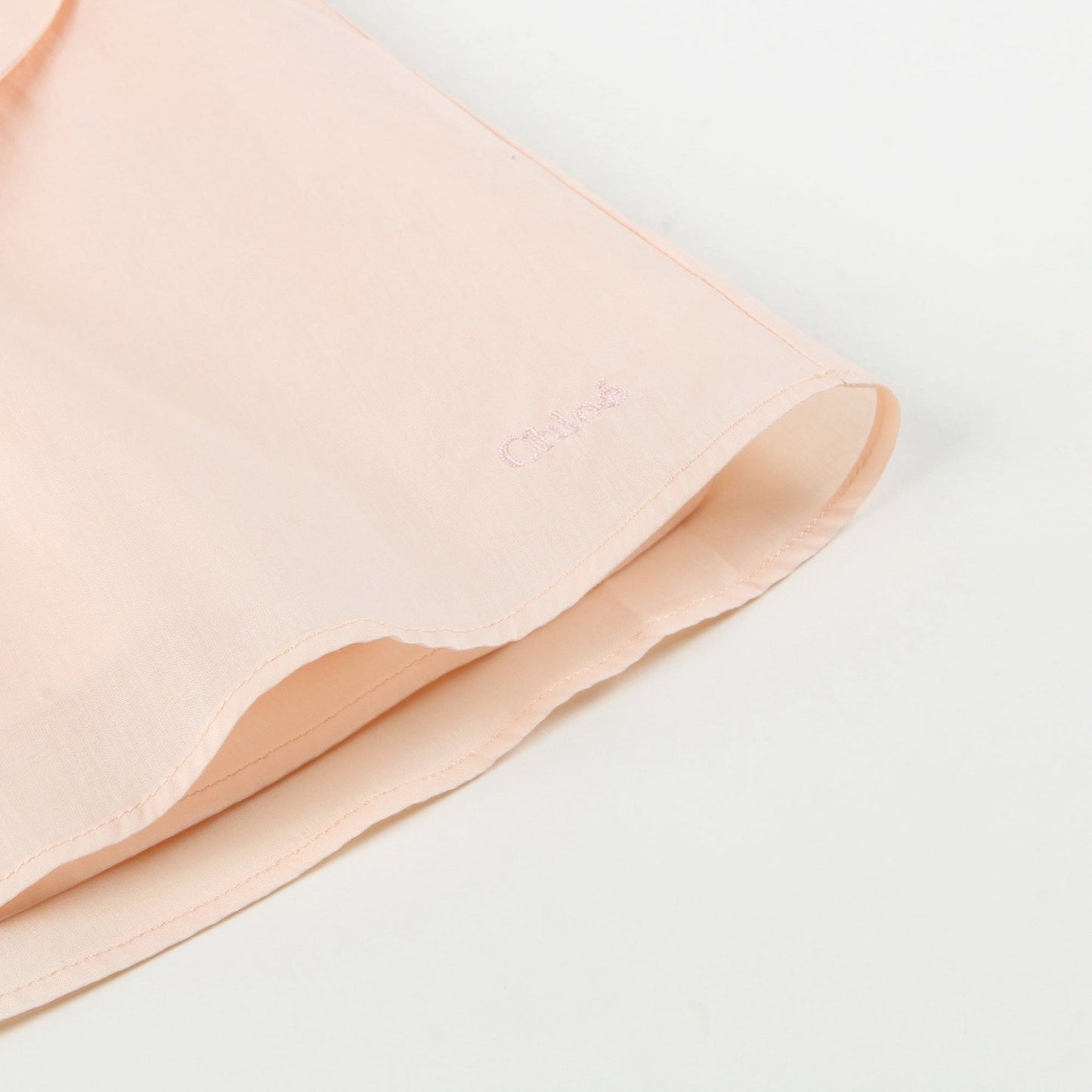 Girls Meat Pink Cotton T-shirt