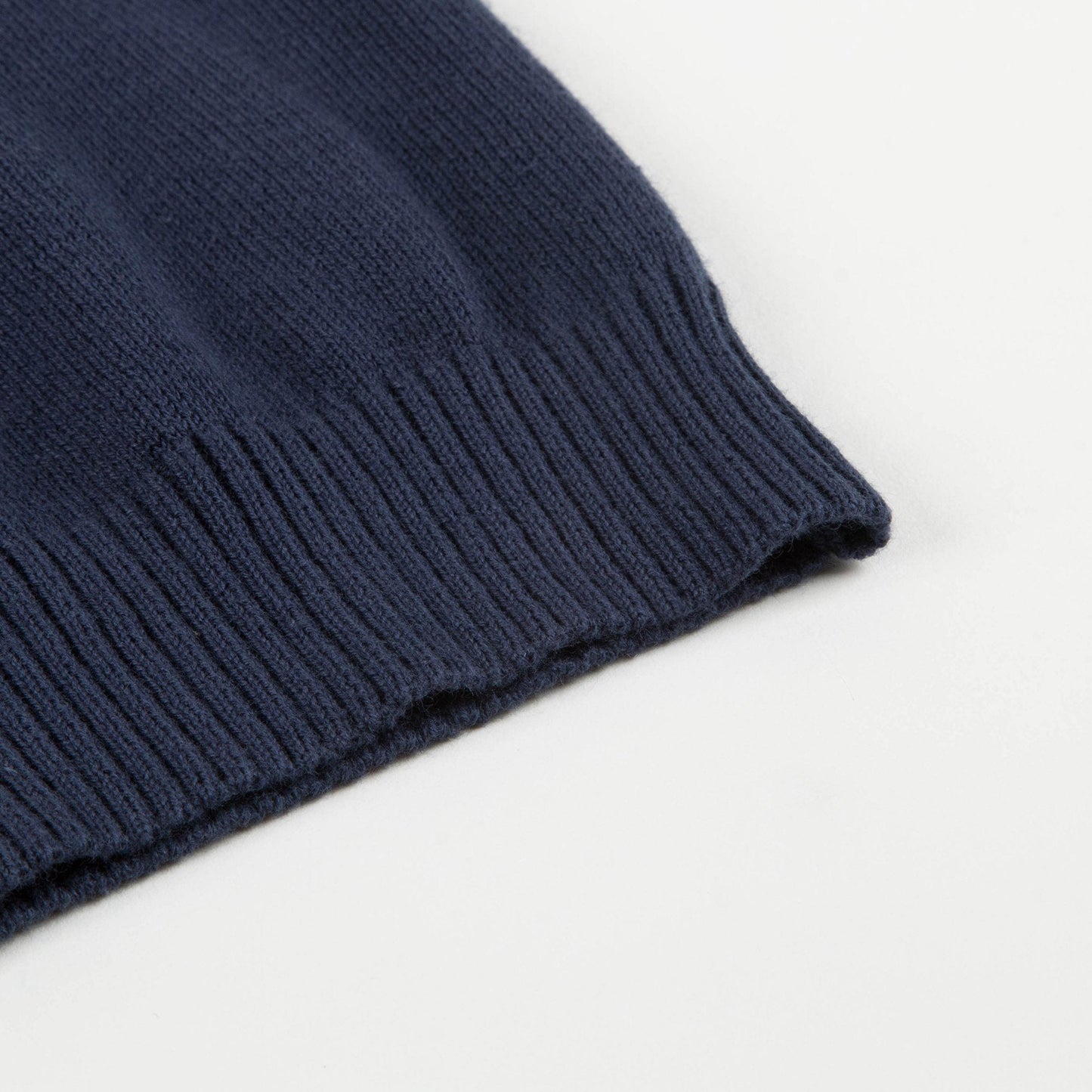Boys Dark Blue & Bluette Cotton Sweater