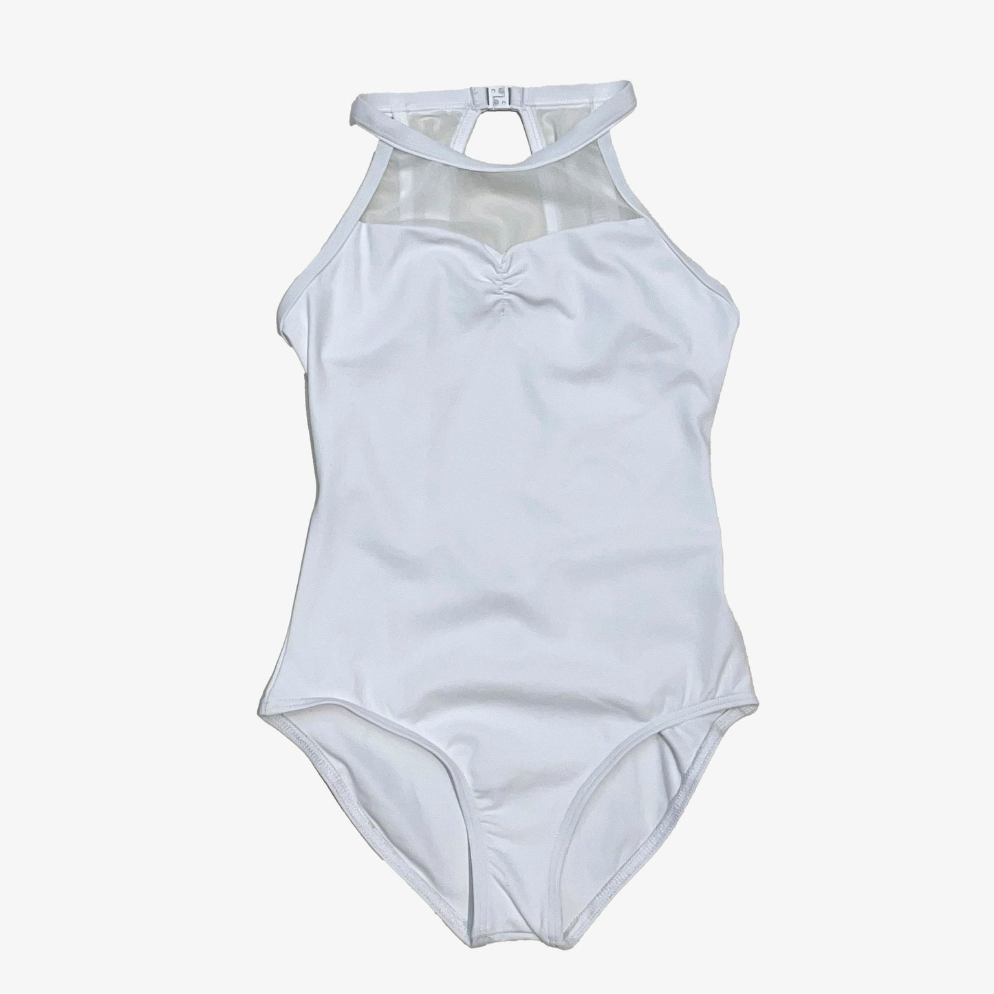 女童白色"Allison"芭蕾舞连体衣(LUB899/WHITE)