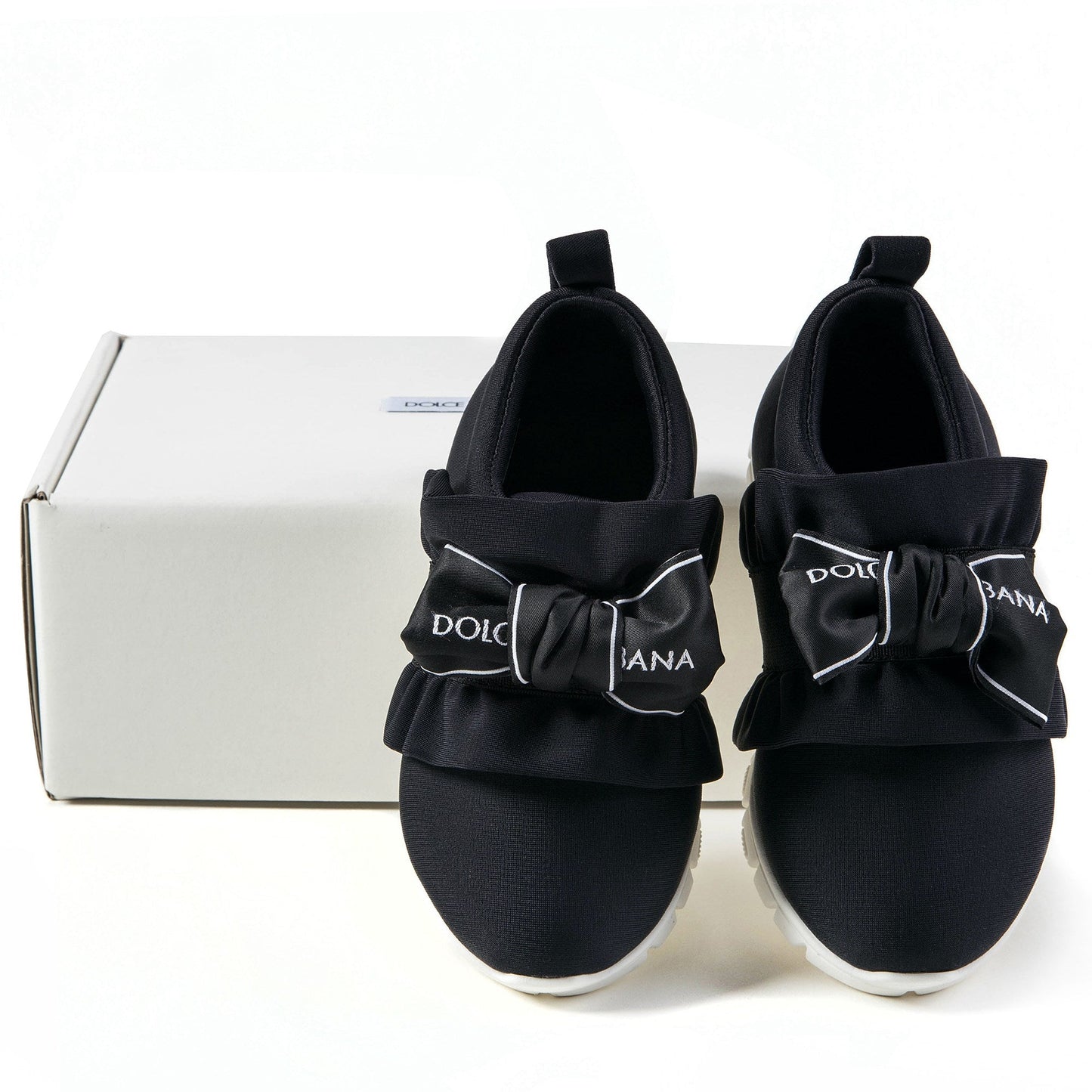 Girls Black Nylon Shoes