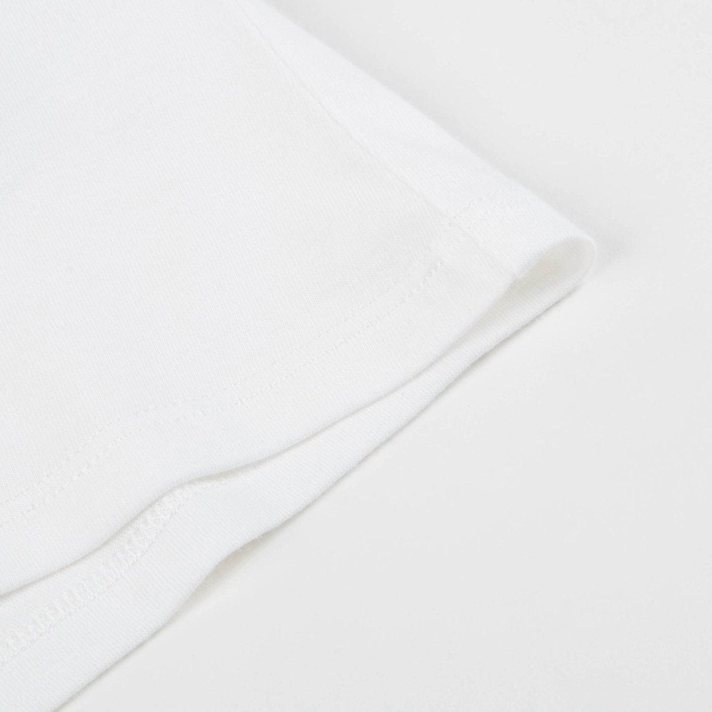 Girls White Logo Cotton T-shirt