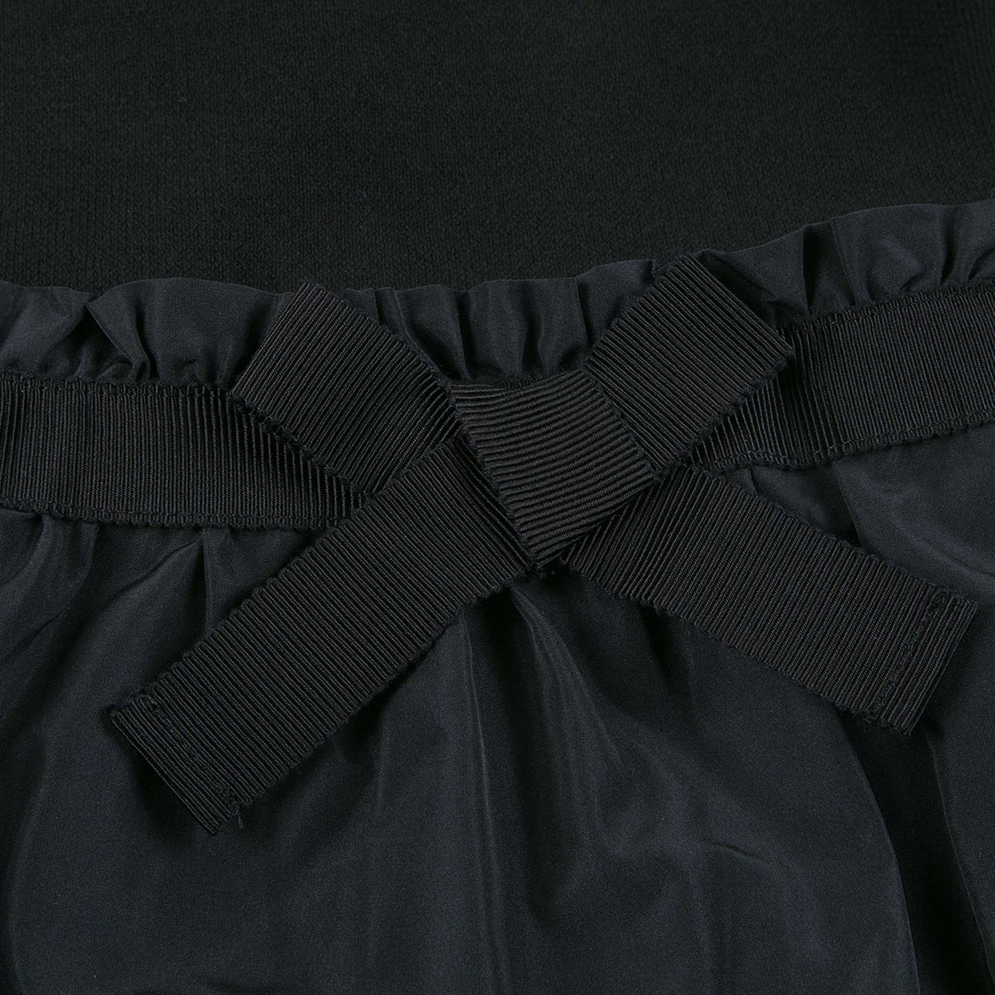Girls Black Logo Dress