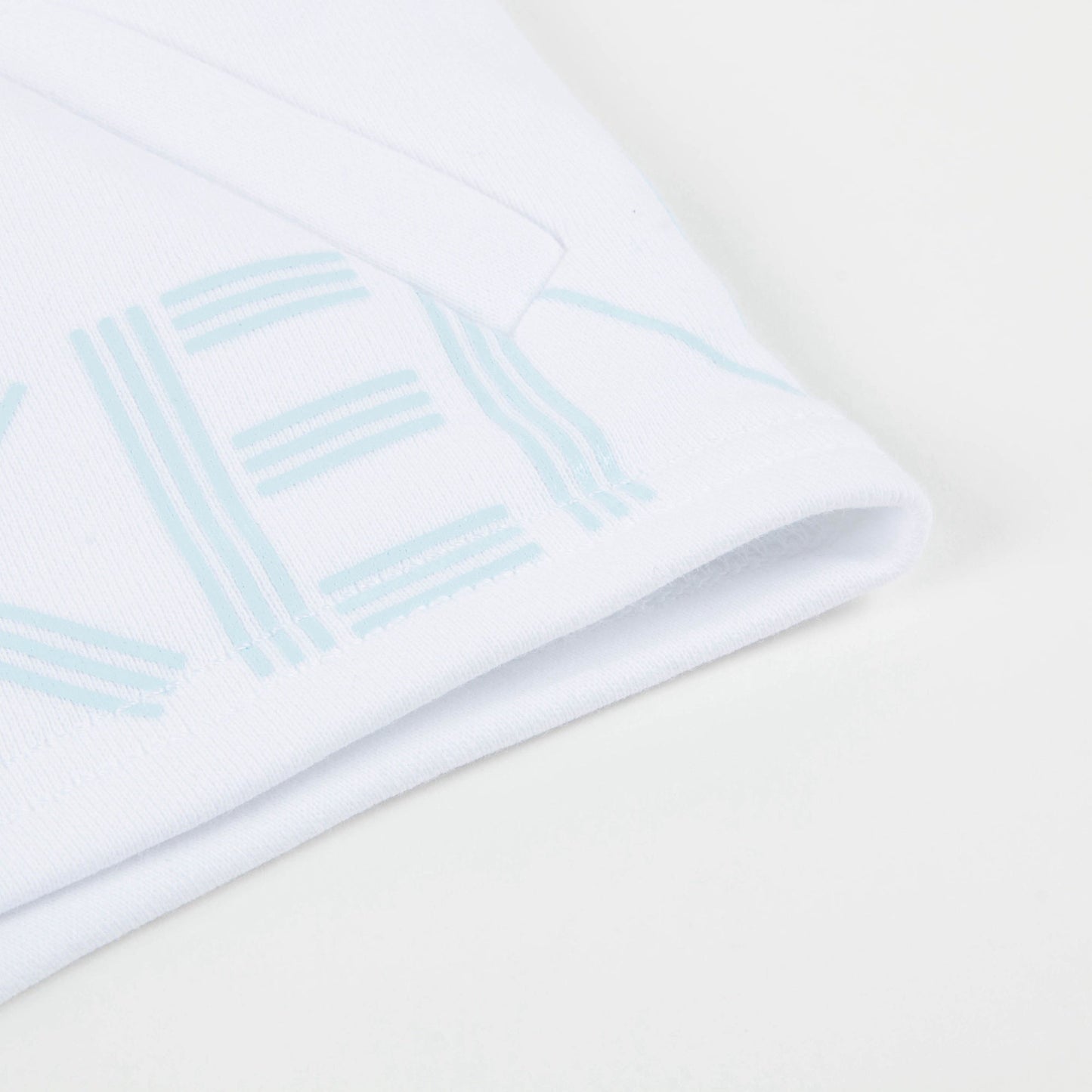 Girls White Cotton Shorts