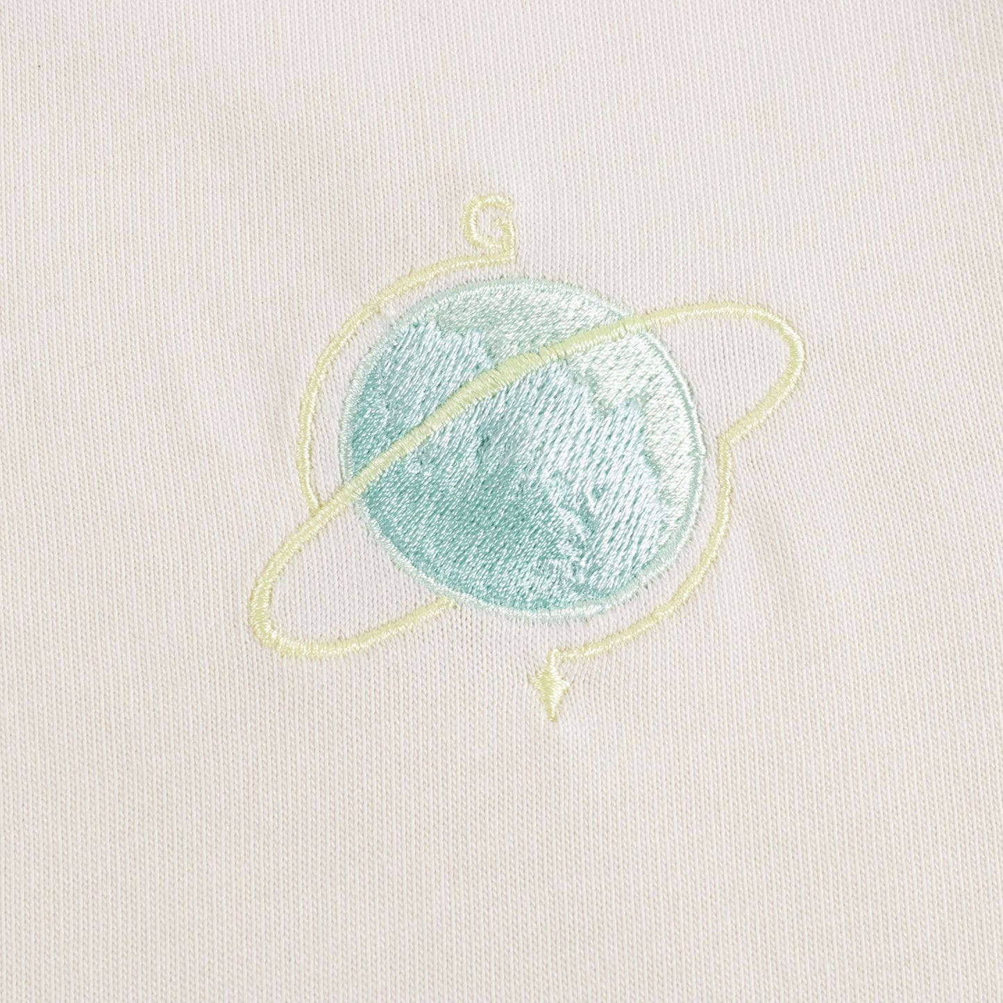 儿童刺绣星球LogoT恤
