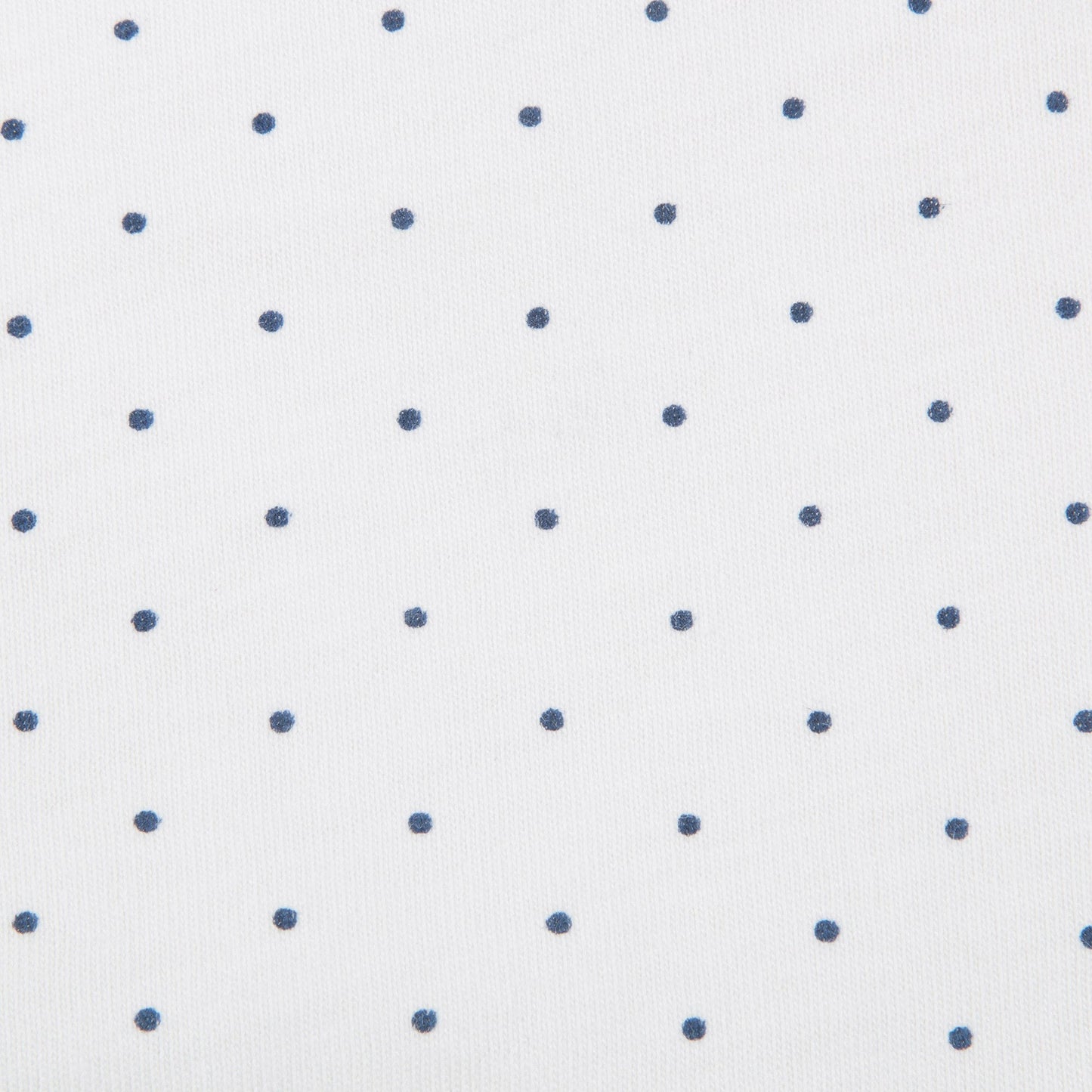 Girls White & Indigo Dots Cotton Toddler Hooded Towel