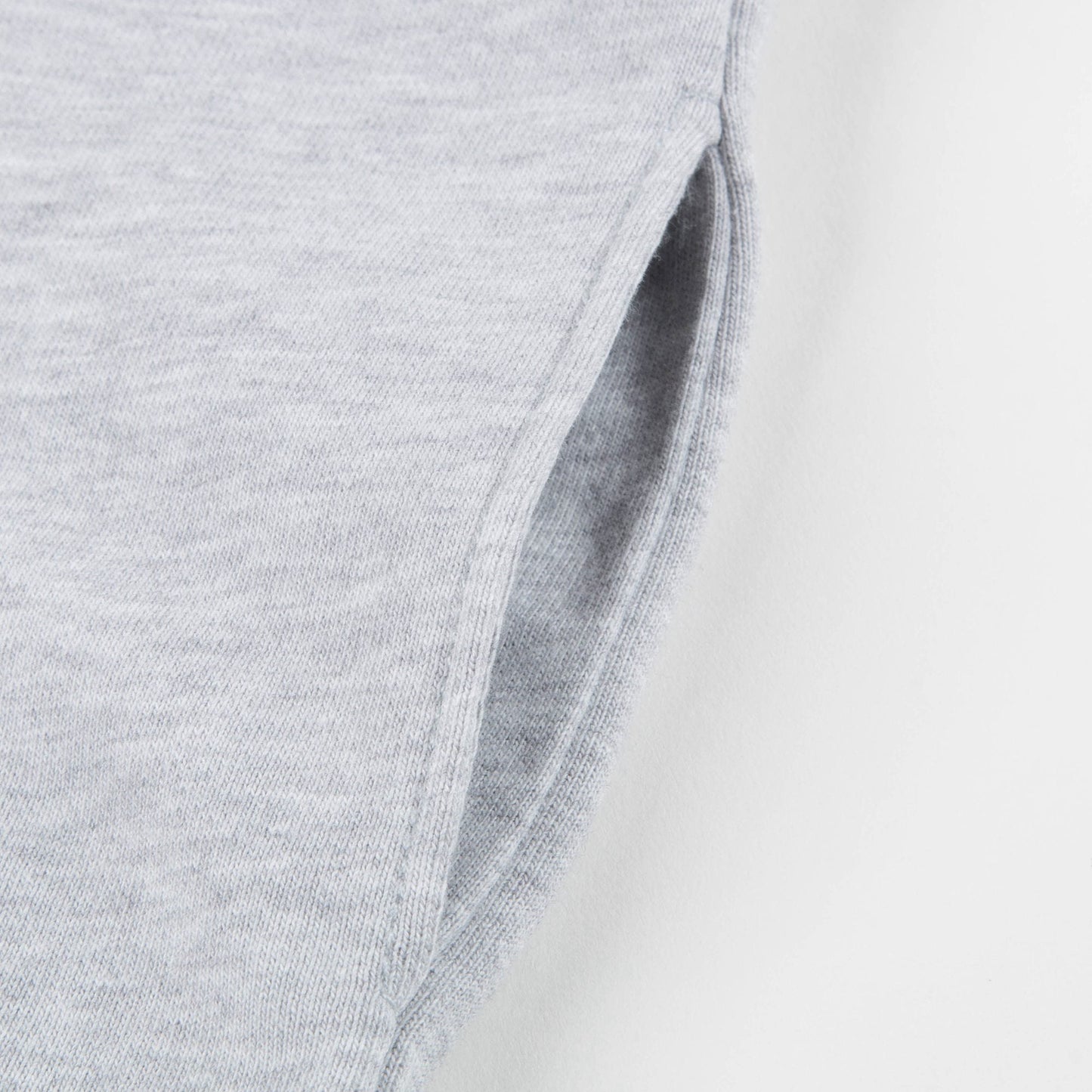 Girls Marl Grey Cotton Hooded Cardigan