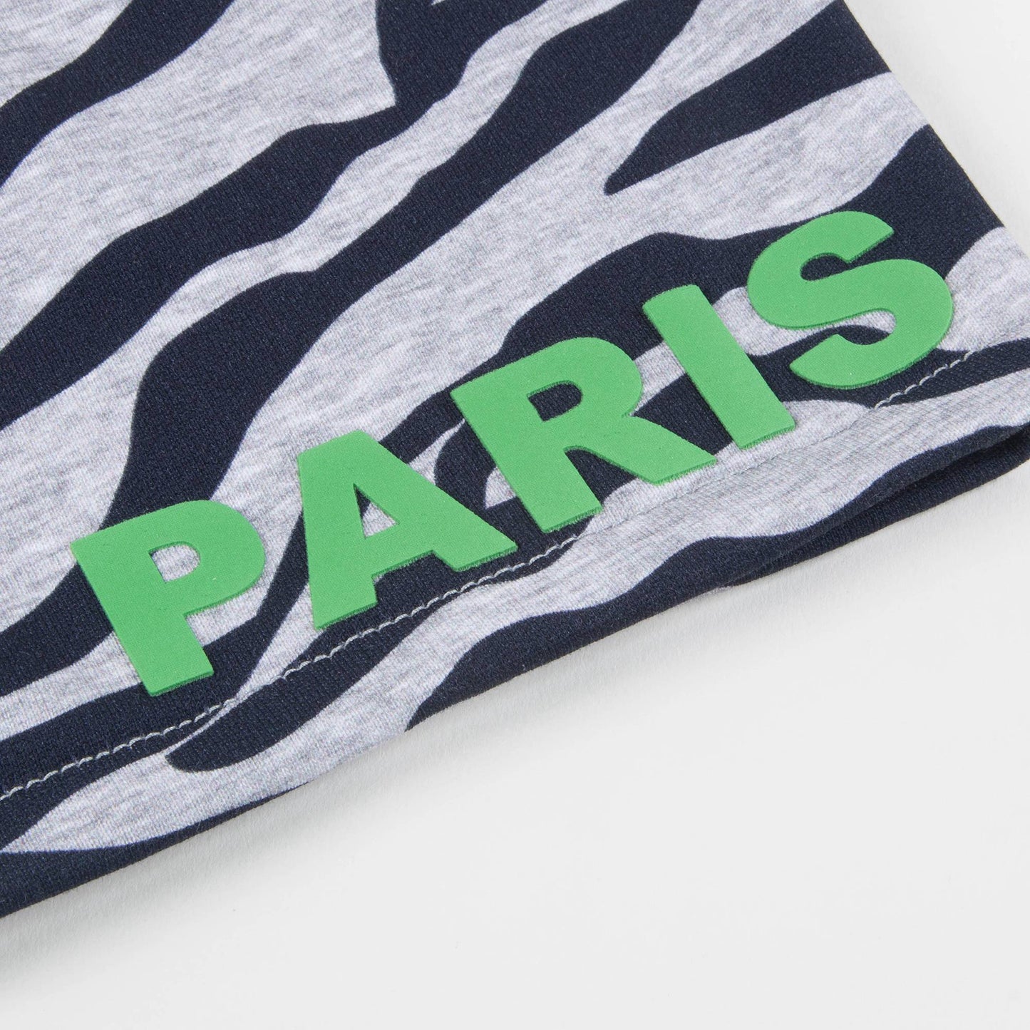 Boys Marl Grey Printed Cotton Shorts
