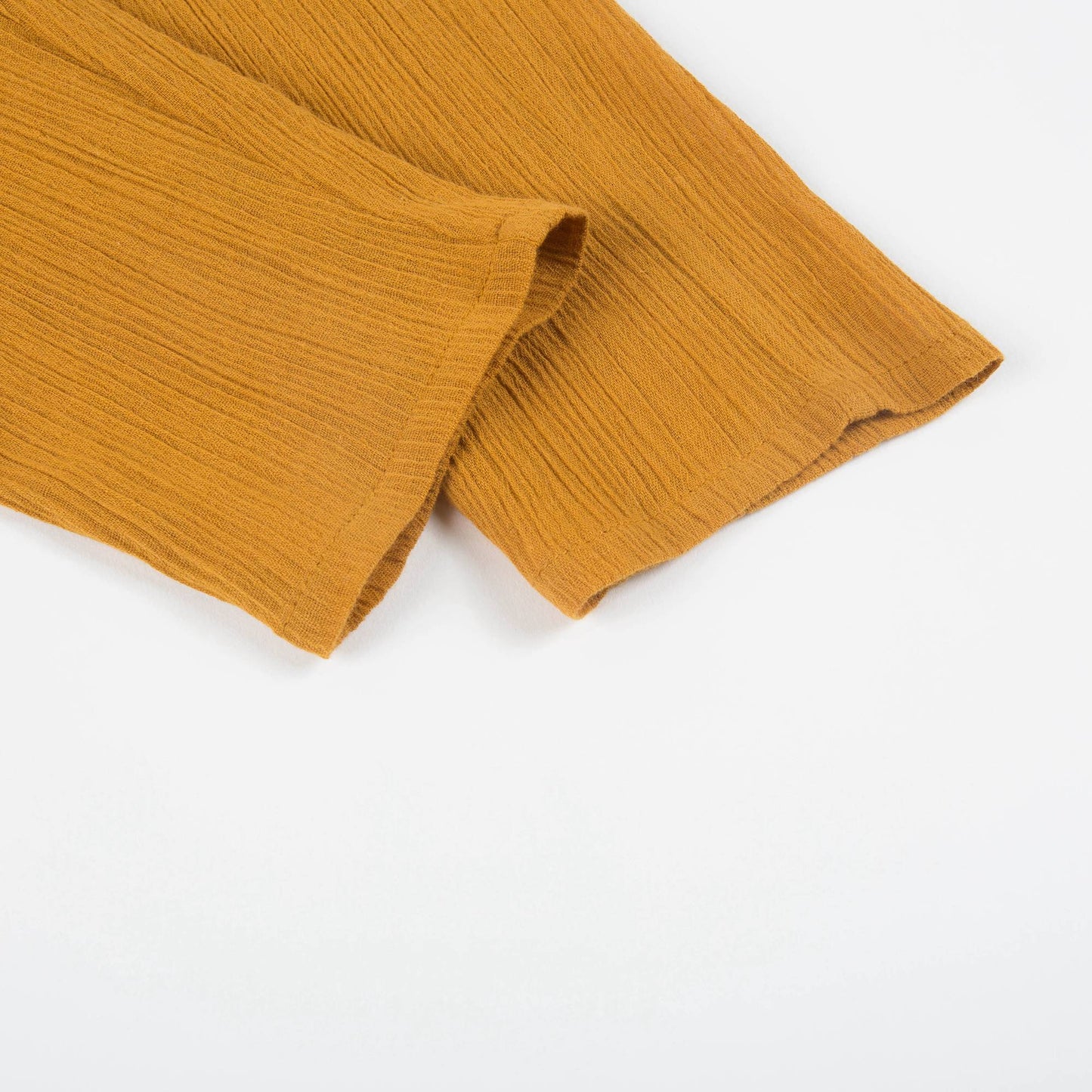 Girls Cognac "Cotton Crepe" Trousers