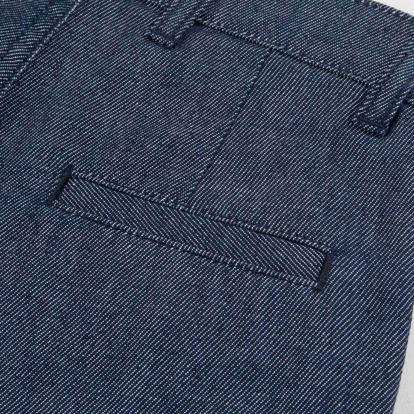 Boys Blue Cotton Bermuda Jeans