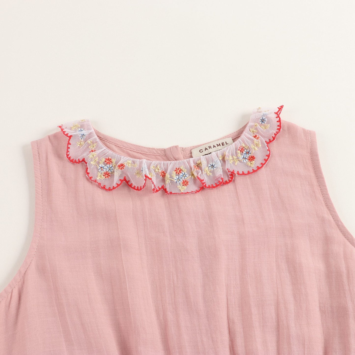 Girls Pink Cotton Dress