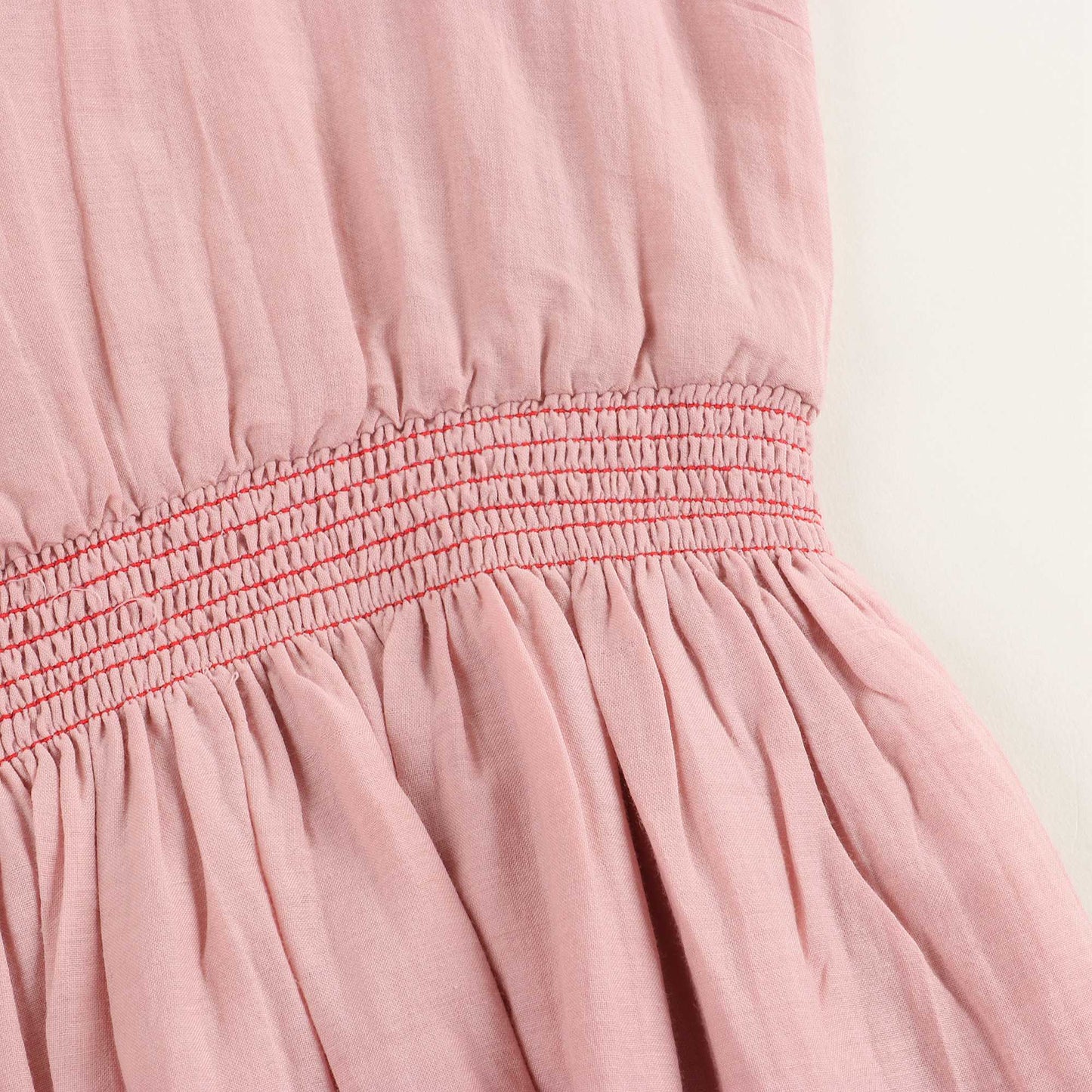 Girls Pink Cotton Dress