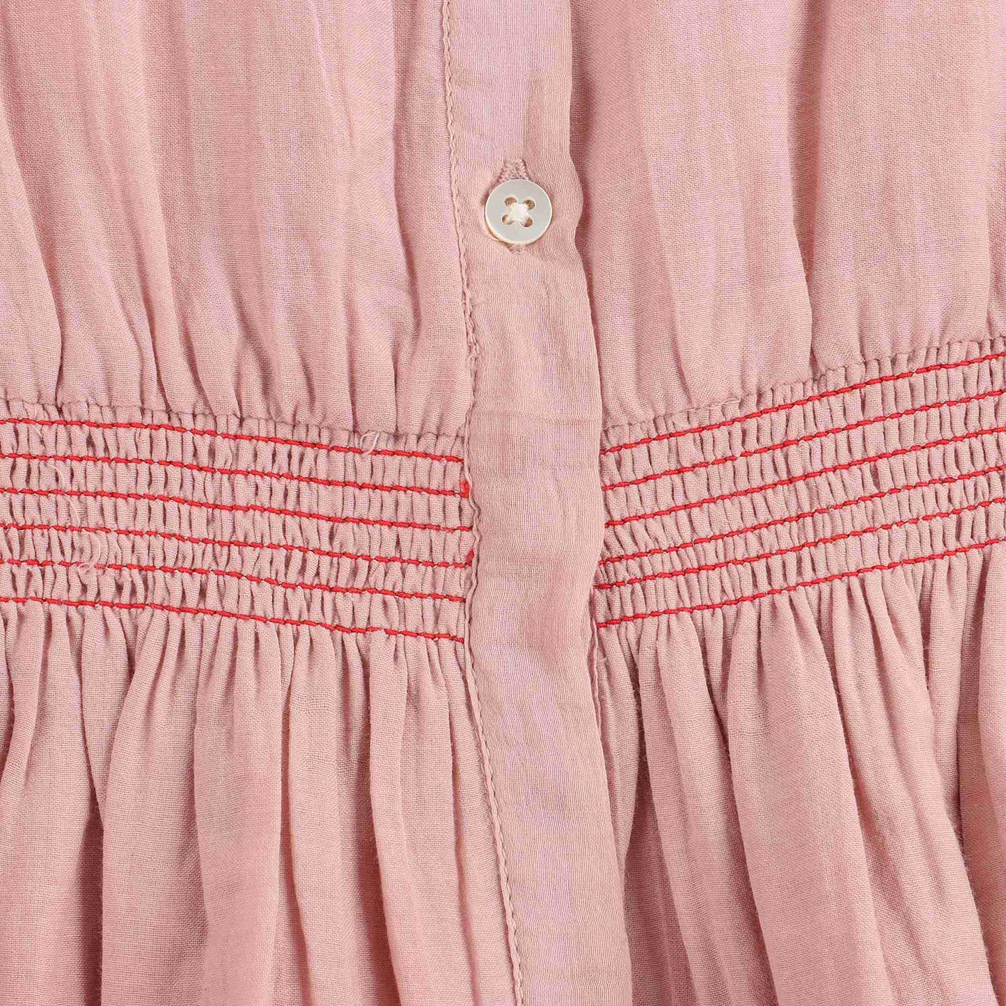 Girls Pink Cotton Dress