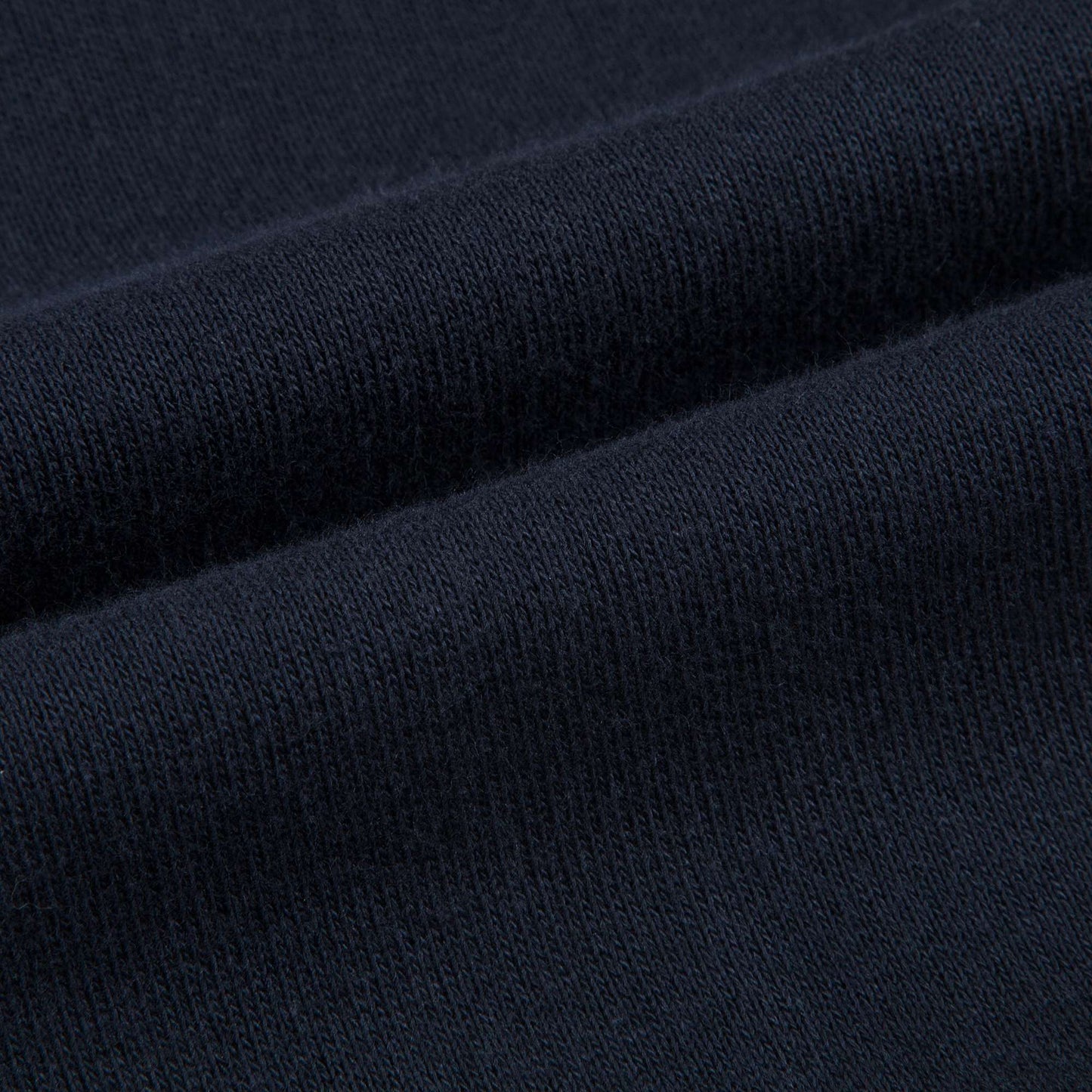 Baby Navy Blue Cotton Zip-up Top