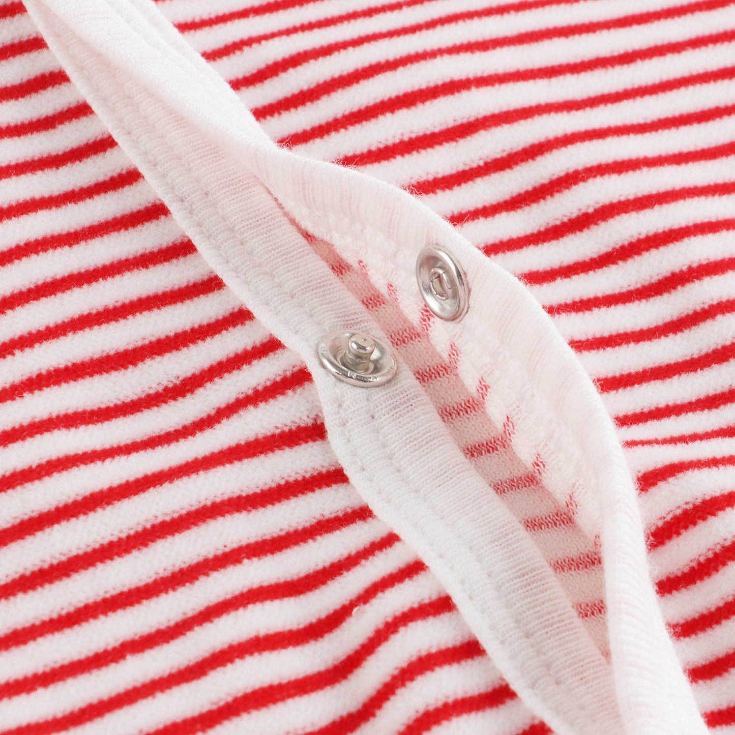 婴儿白色印花棉连体衣