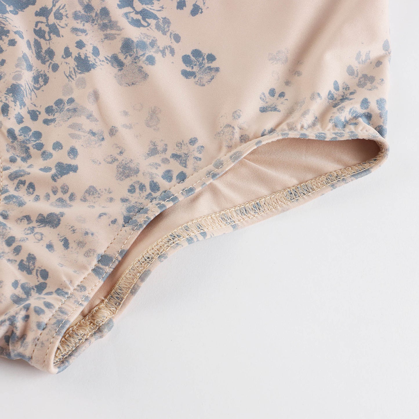 女童蓝色印花芭蕾舞连体衣(J231LE33VL/indigo)