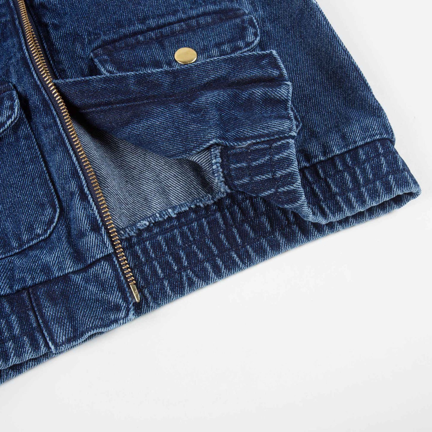 Girls Vintage Wash Organic Cotton Jacket