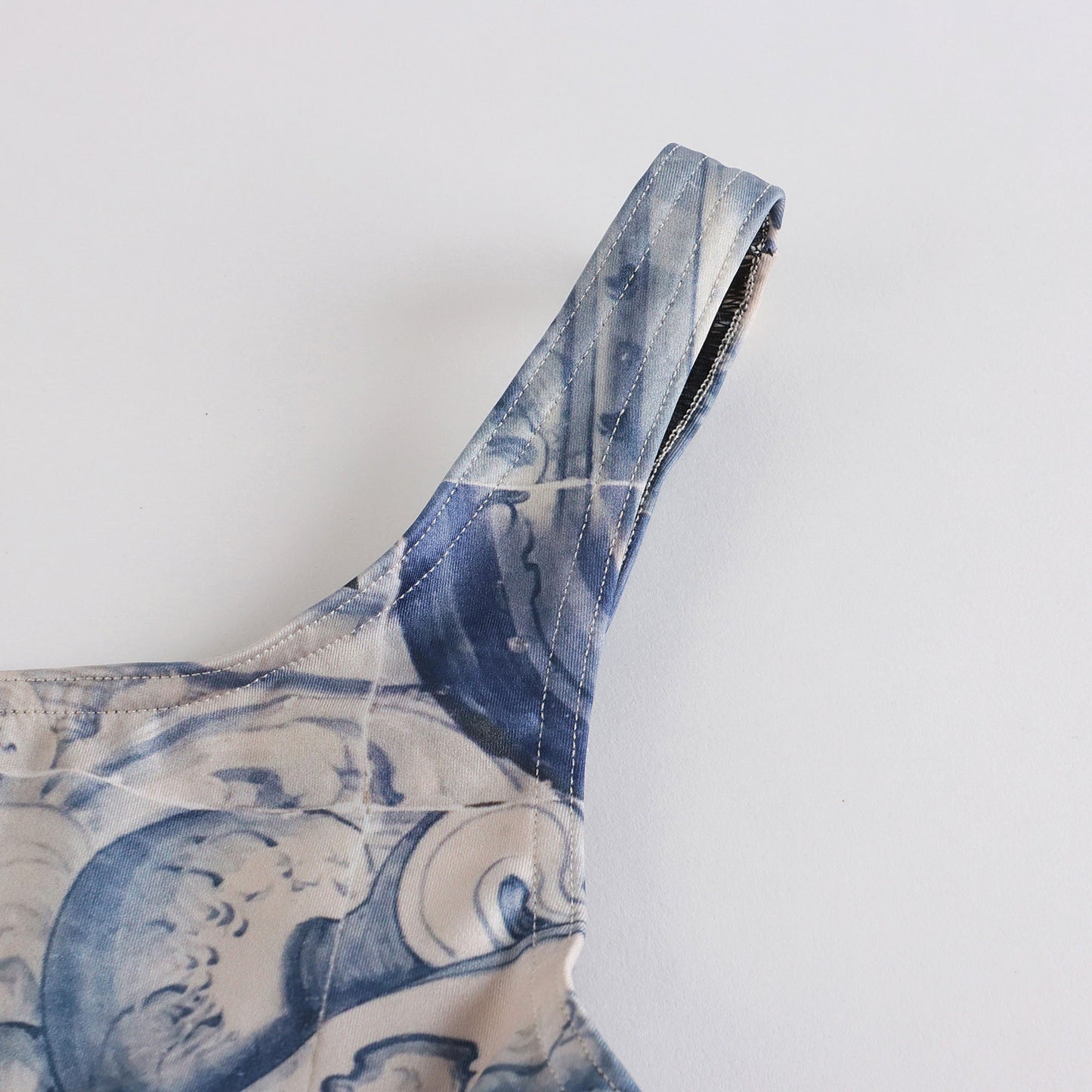 女士蓝色芭蕾舞连体衣