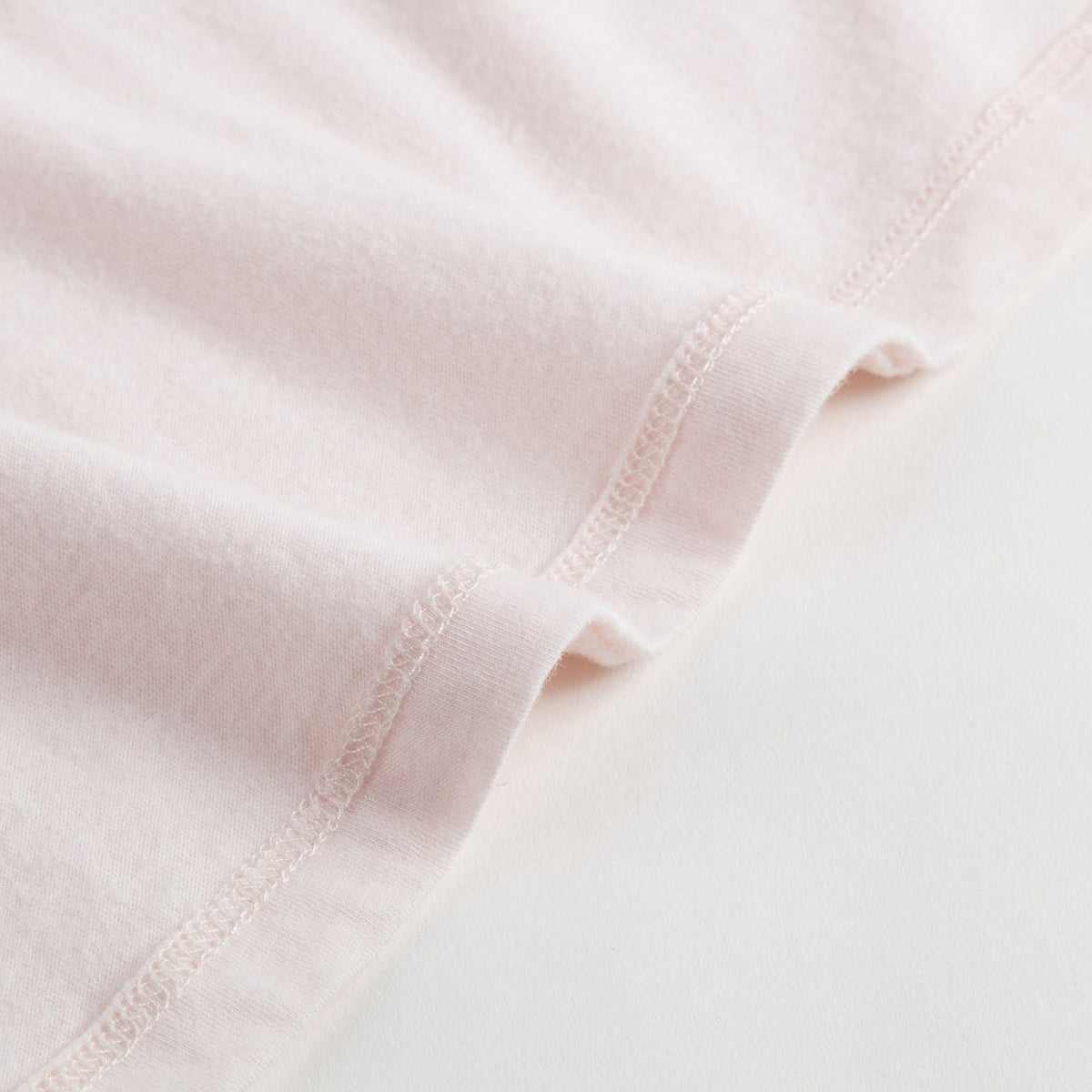 Girls Pale Pink Cotton Gold Cherry Trims T-Shirt