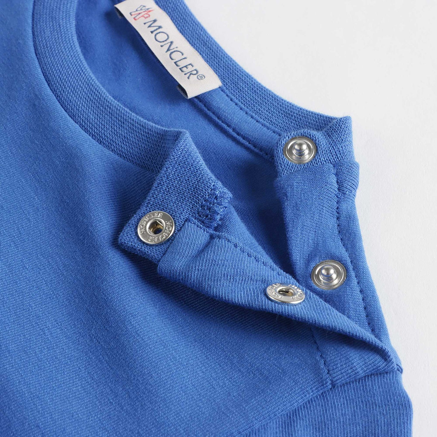 婴儿蓝色Logo棉T恤