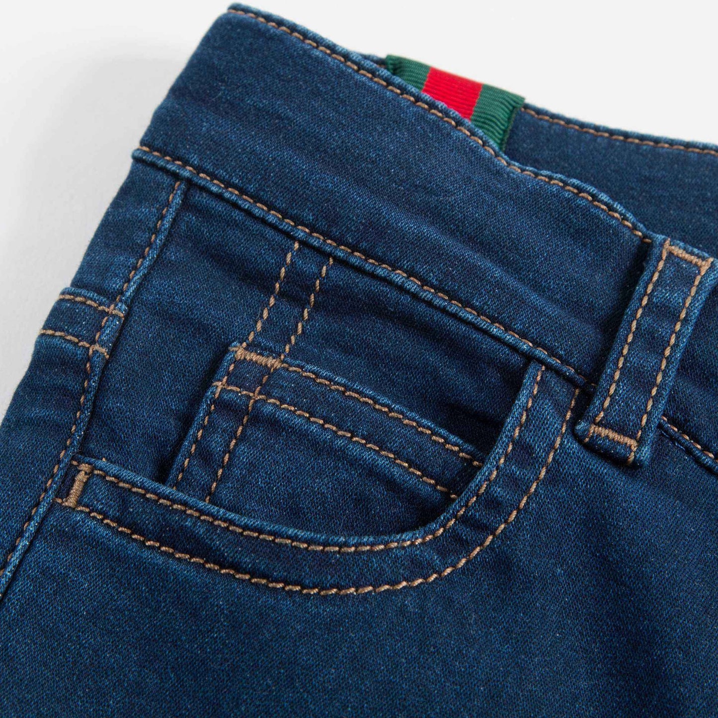Girls Slim-Fit Blue Jeans