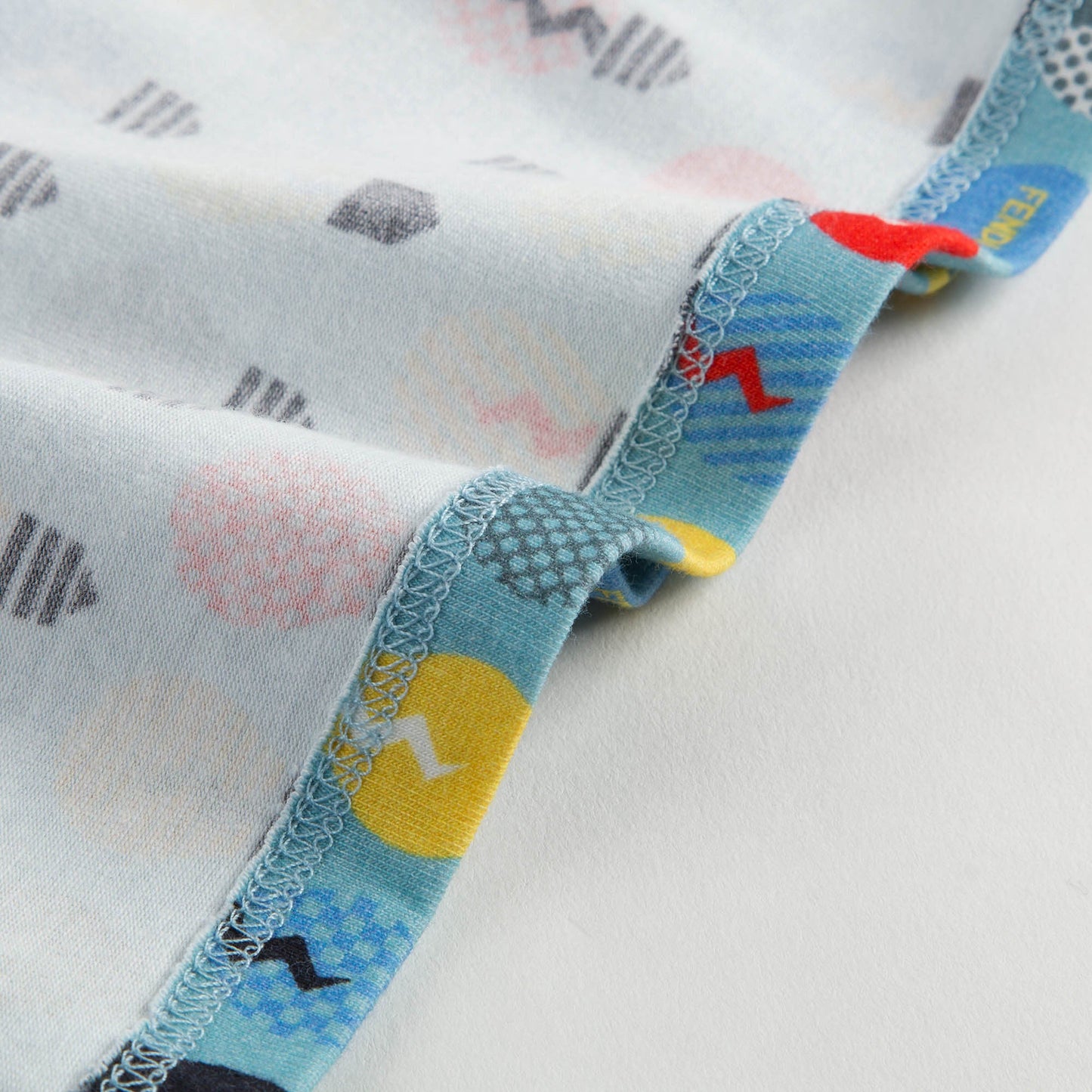 Baby Boys Blue T-Shirt With Multicolor Lightbulb Print