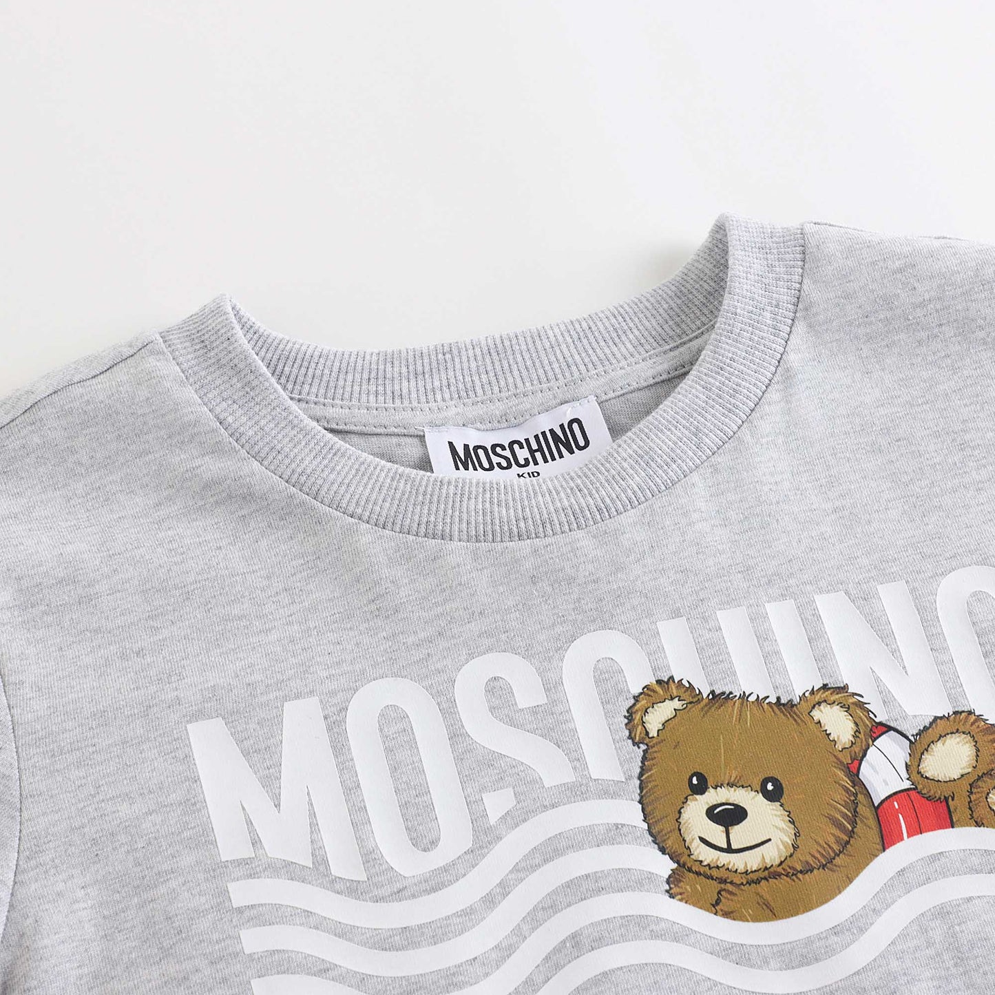 儿童灰色Logo棉T恤
