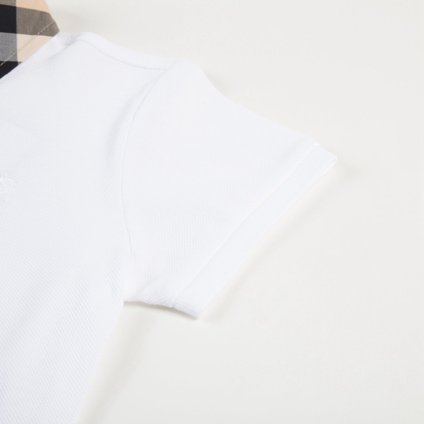Boys White Cotton Polo Shirts
