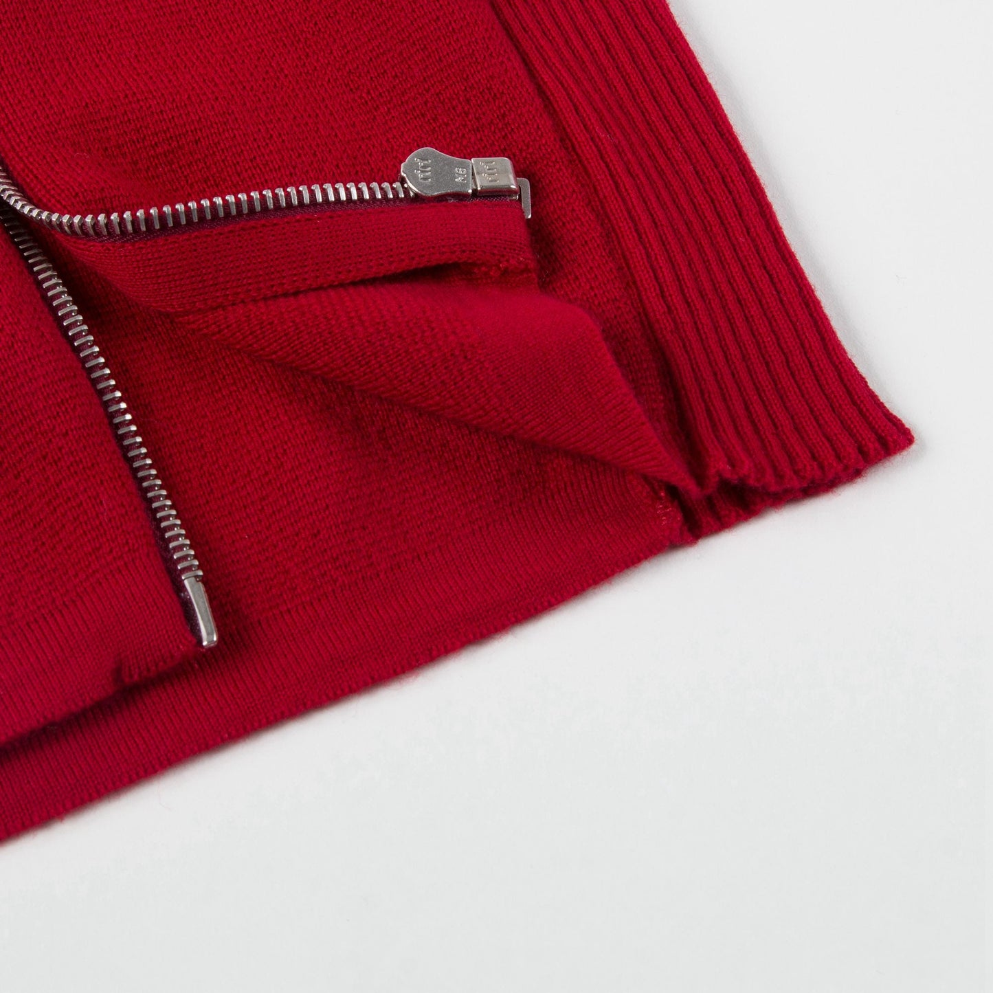 Girls Red Wool Cardigan