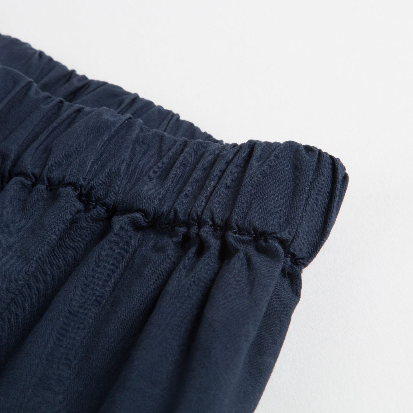 Girls Dark Blue Cotton Trousers