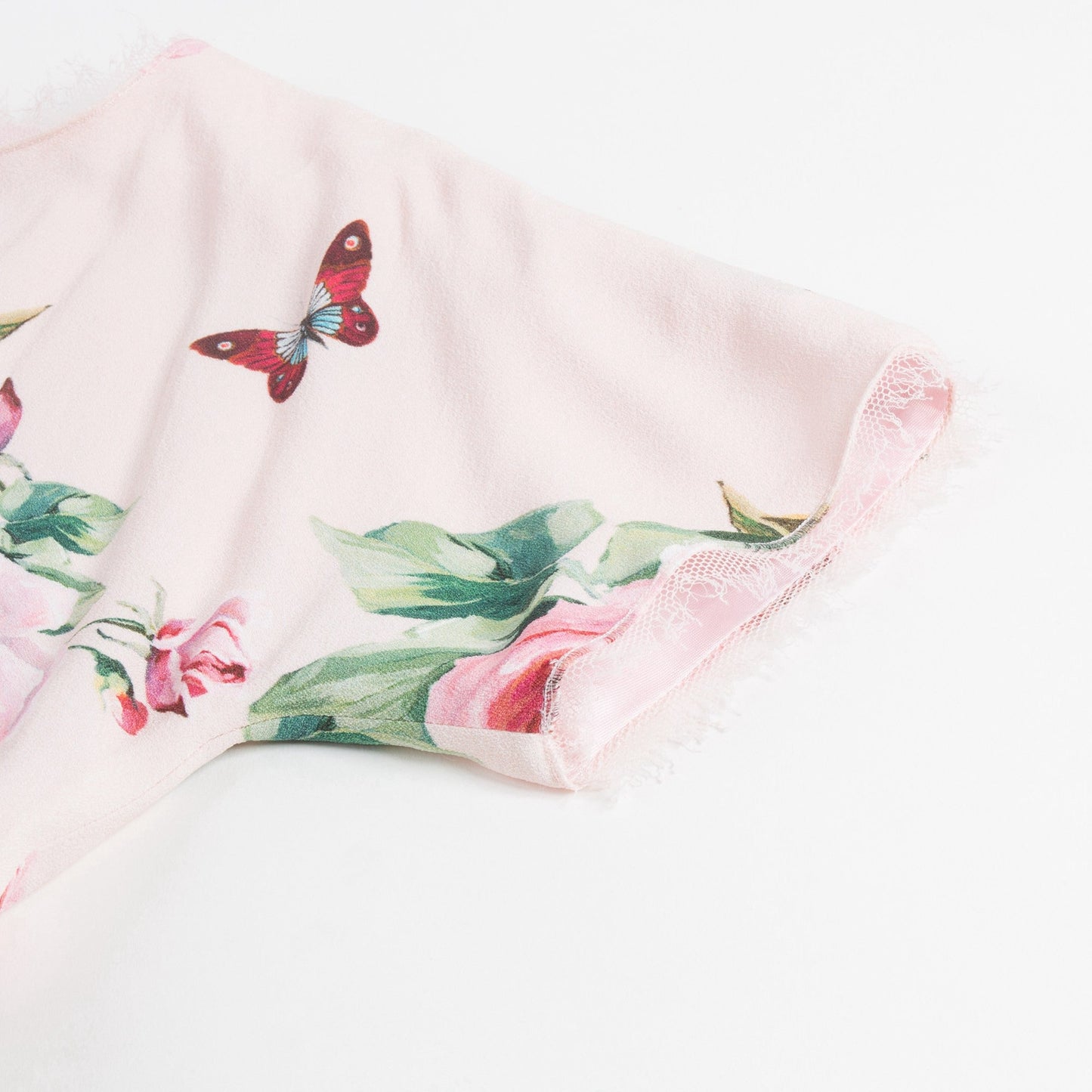 Baby Pale Pink & Rose "Butterfly" Dress