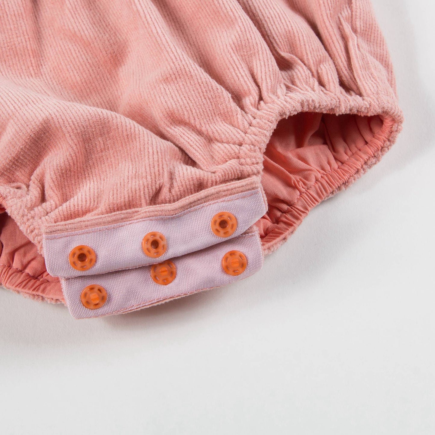 Baby Pink Cotton Overalls