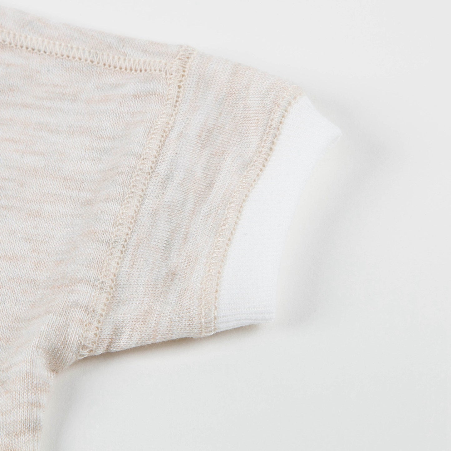 Baby Oatmeal Cotton Jersey T-Shirt