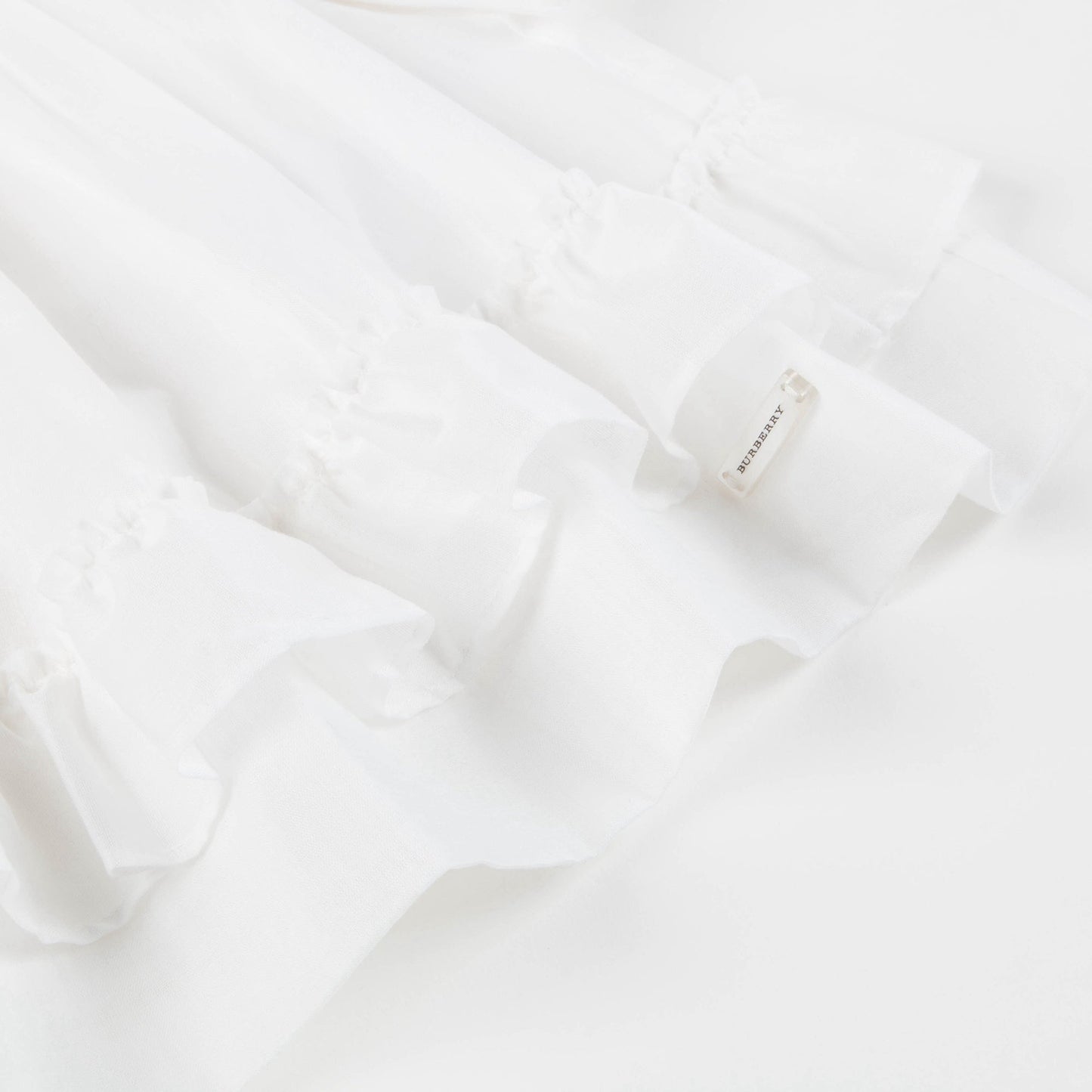Girls White Cotton Bloues