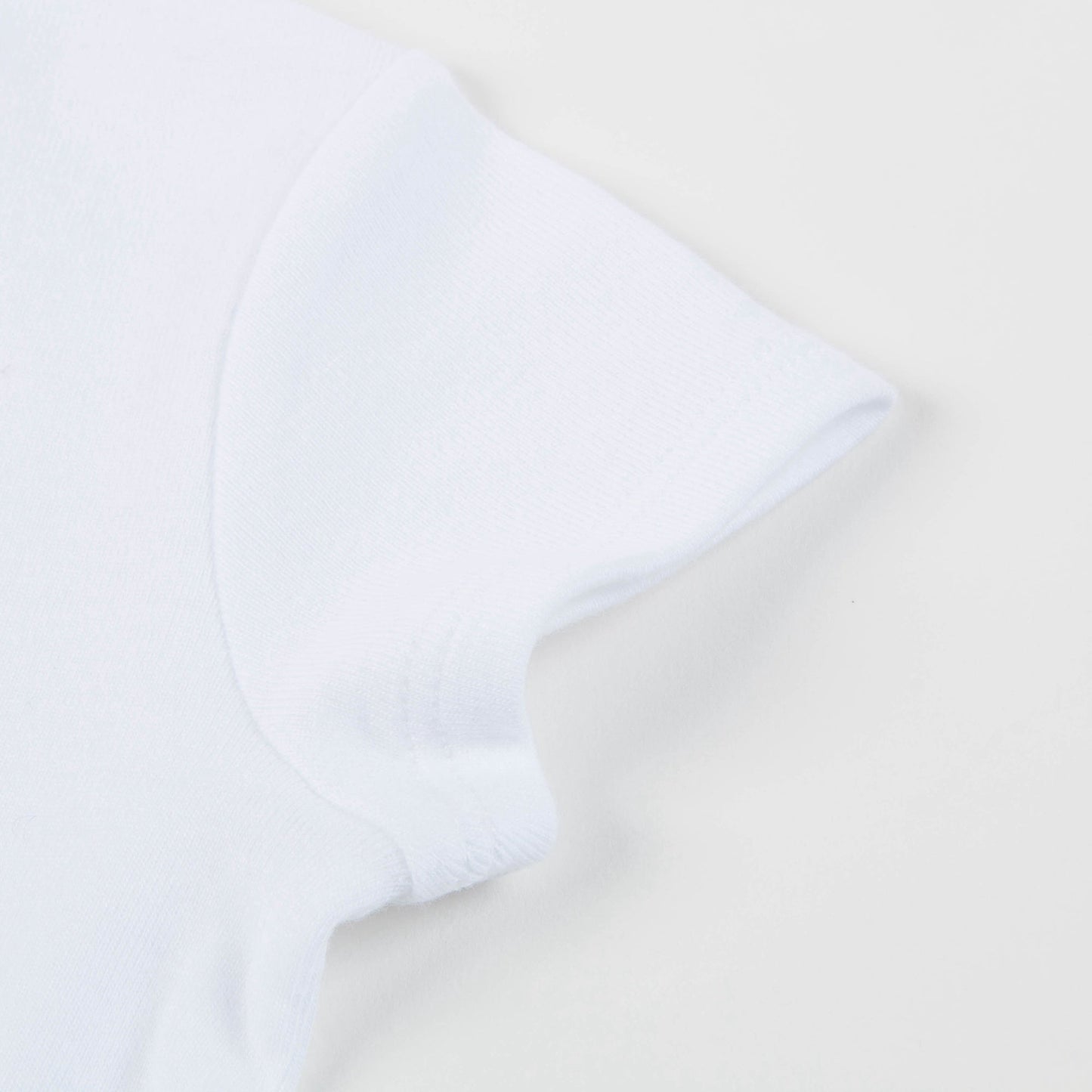 Baby White Cotton Babysuit