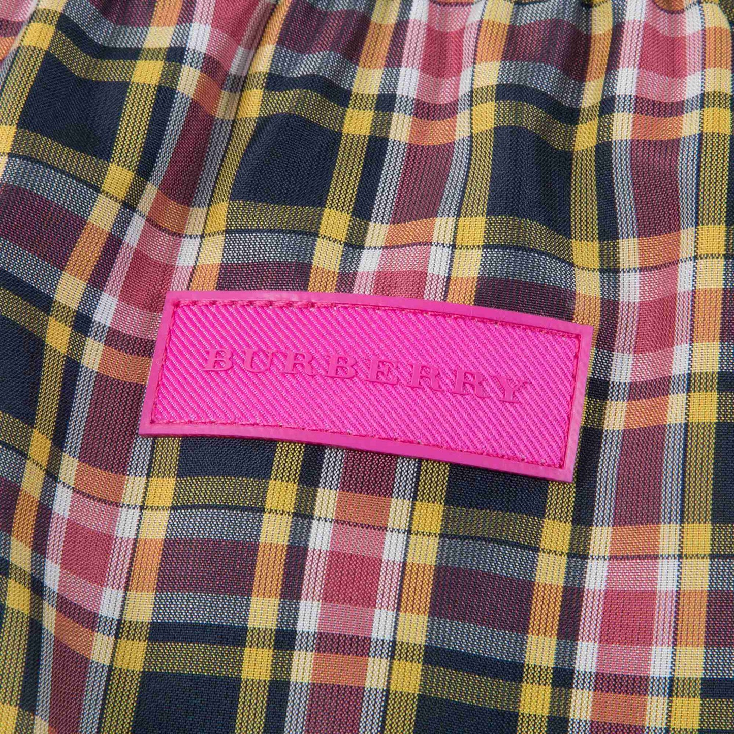 Girls Bright Coral Pink Overalls