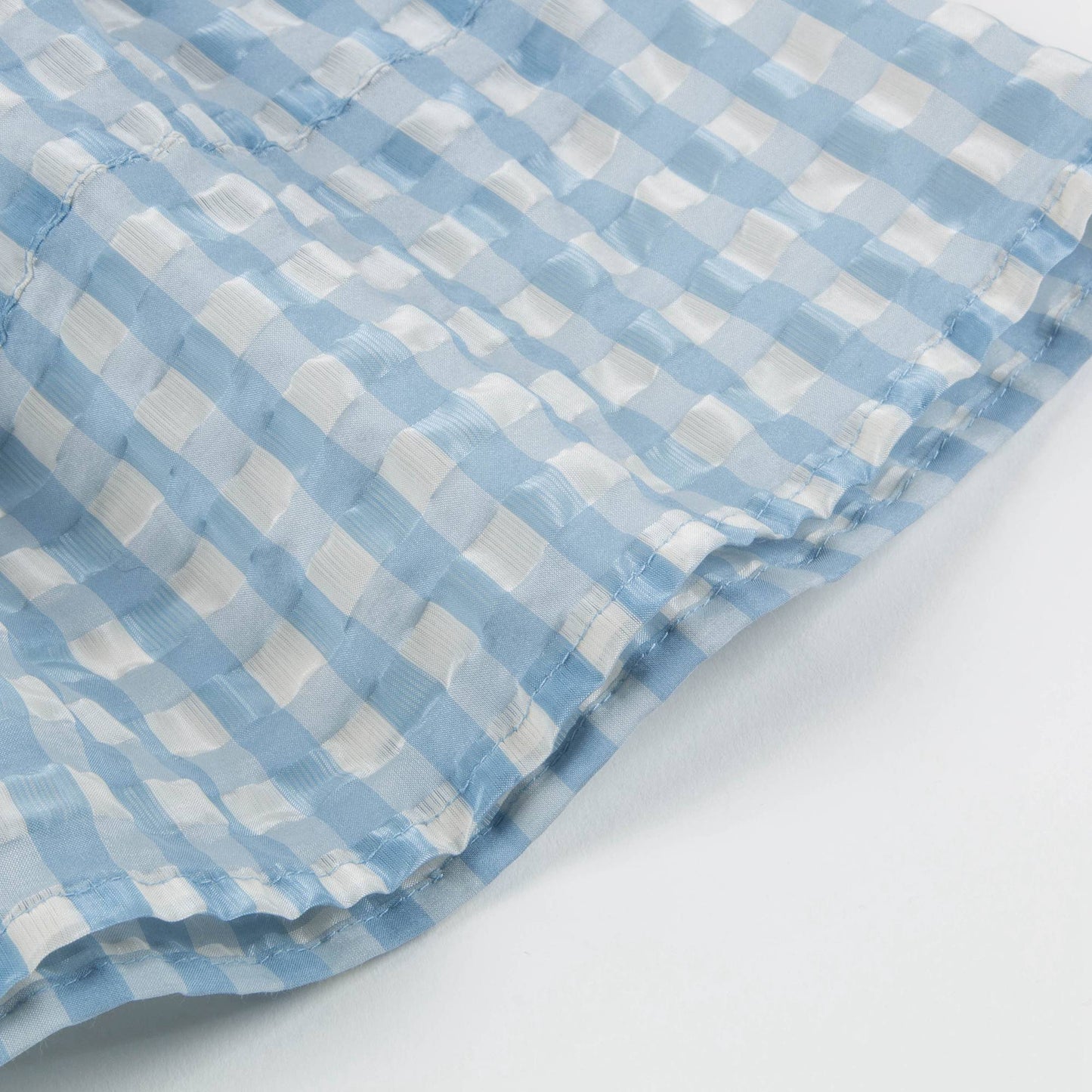 Girls Pale Blue Woven Skirt