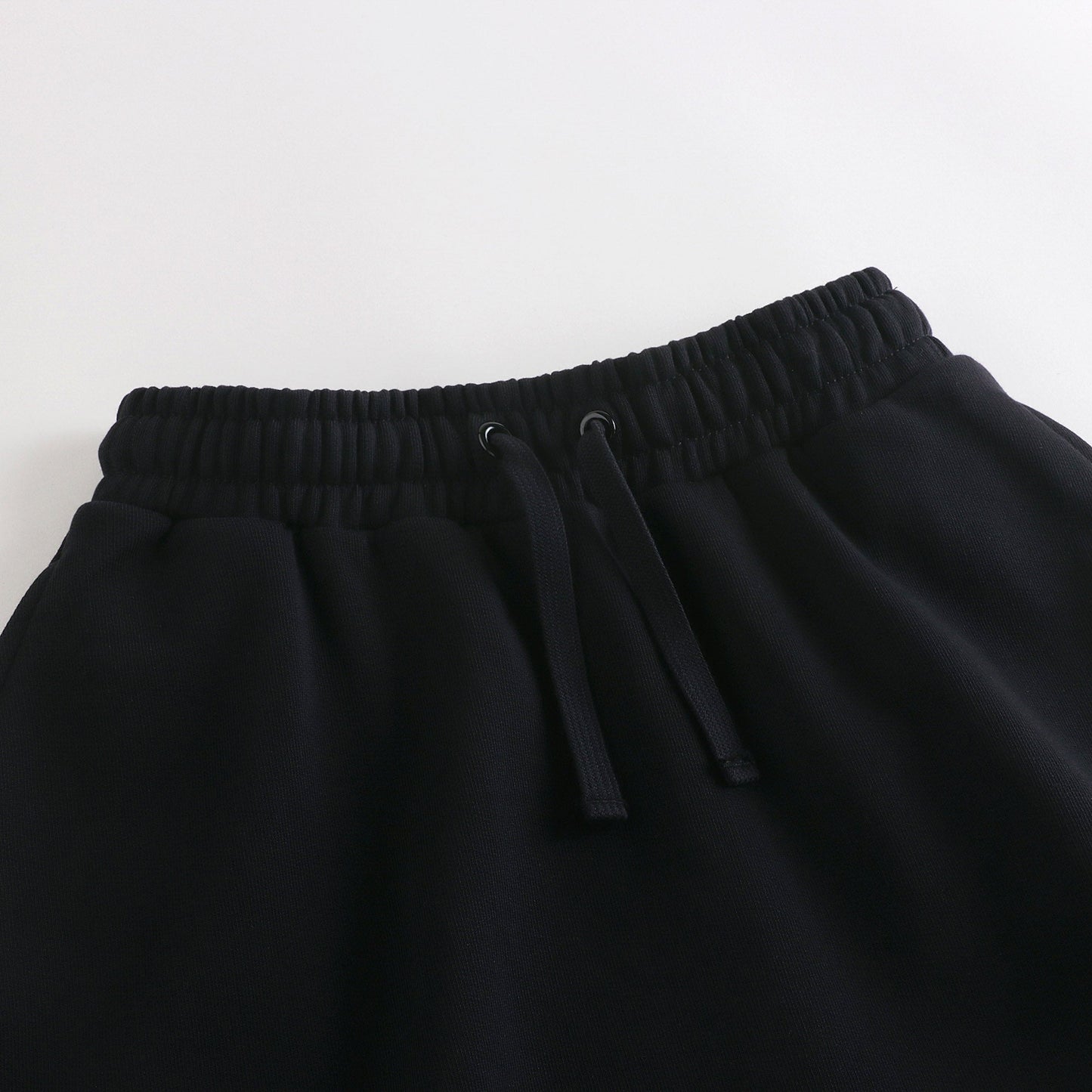 女童黑色Logo棉短裙