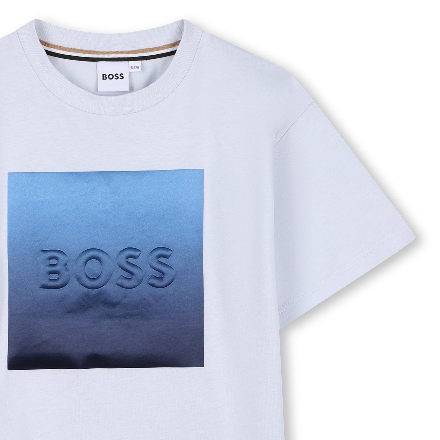 男童浅蓝色Logo棉套装