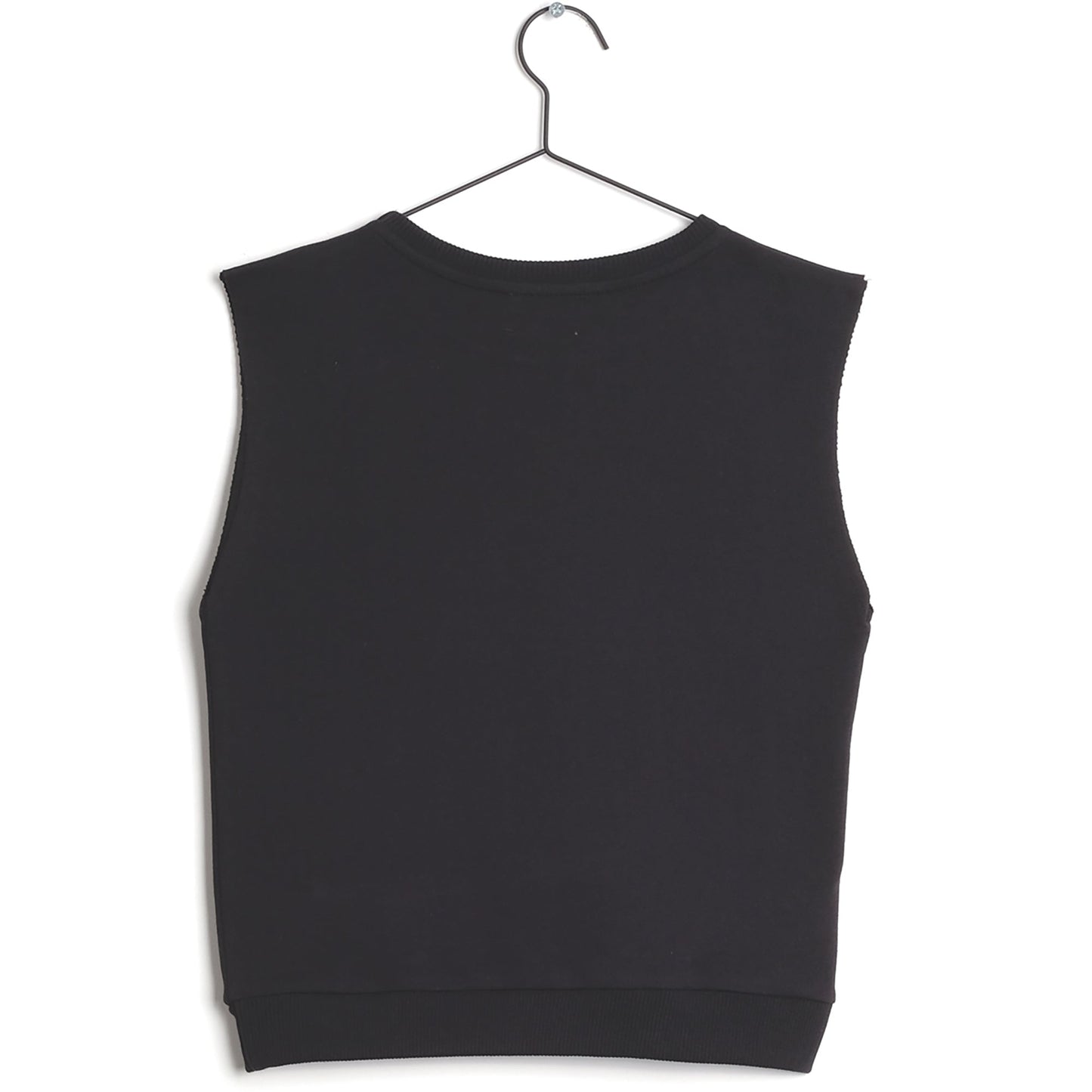 Girls Black Cotton T-shirt