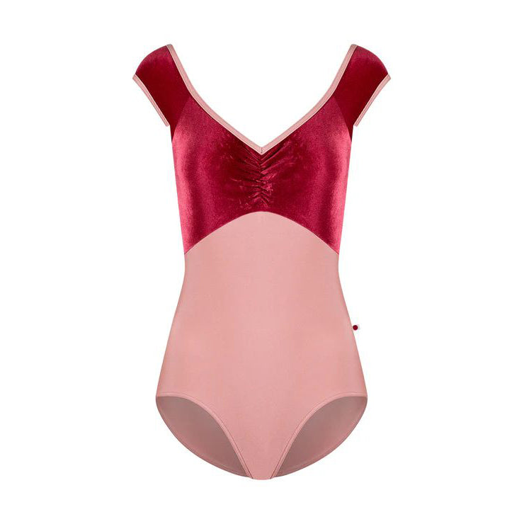女士红色"Elli/N-Antique Rose/V-Cerise/N-Antique Rose"芭蕾舞连体衣