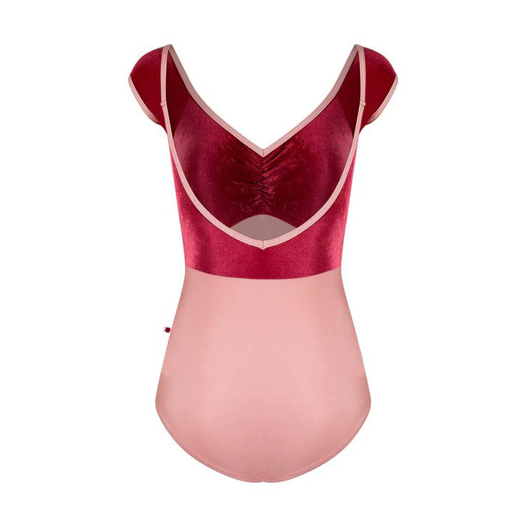 女士红色"Elli/N-Antique Rose/V-Cerise/N-Antique Rose"芭蕾舞连体衣