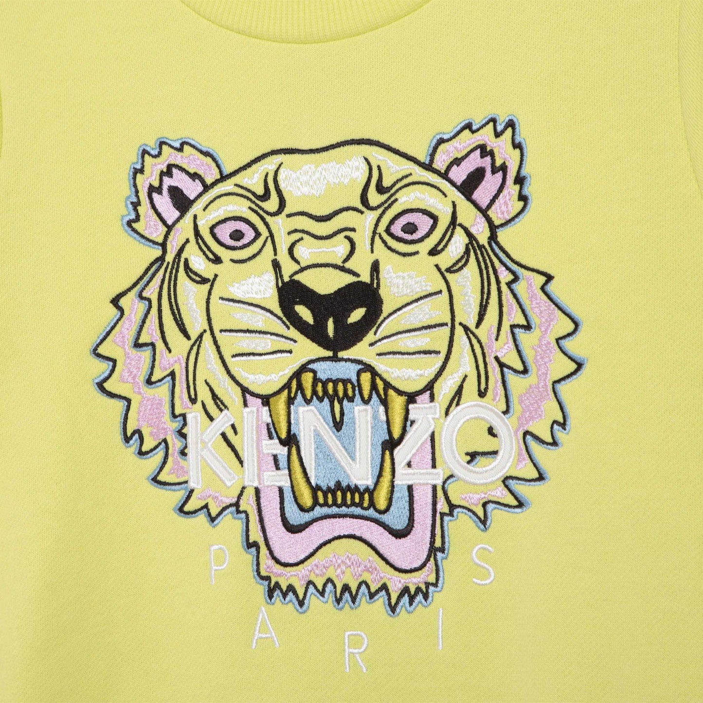 女童黄色虎头卫衣连衣裙