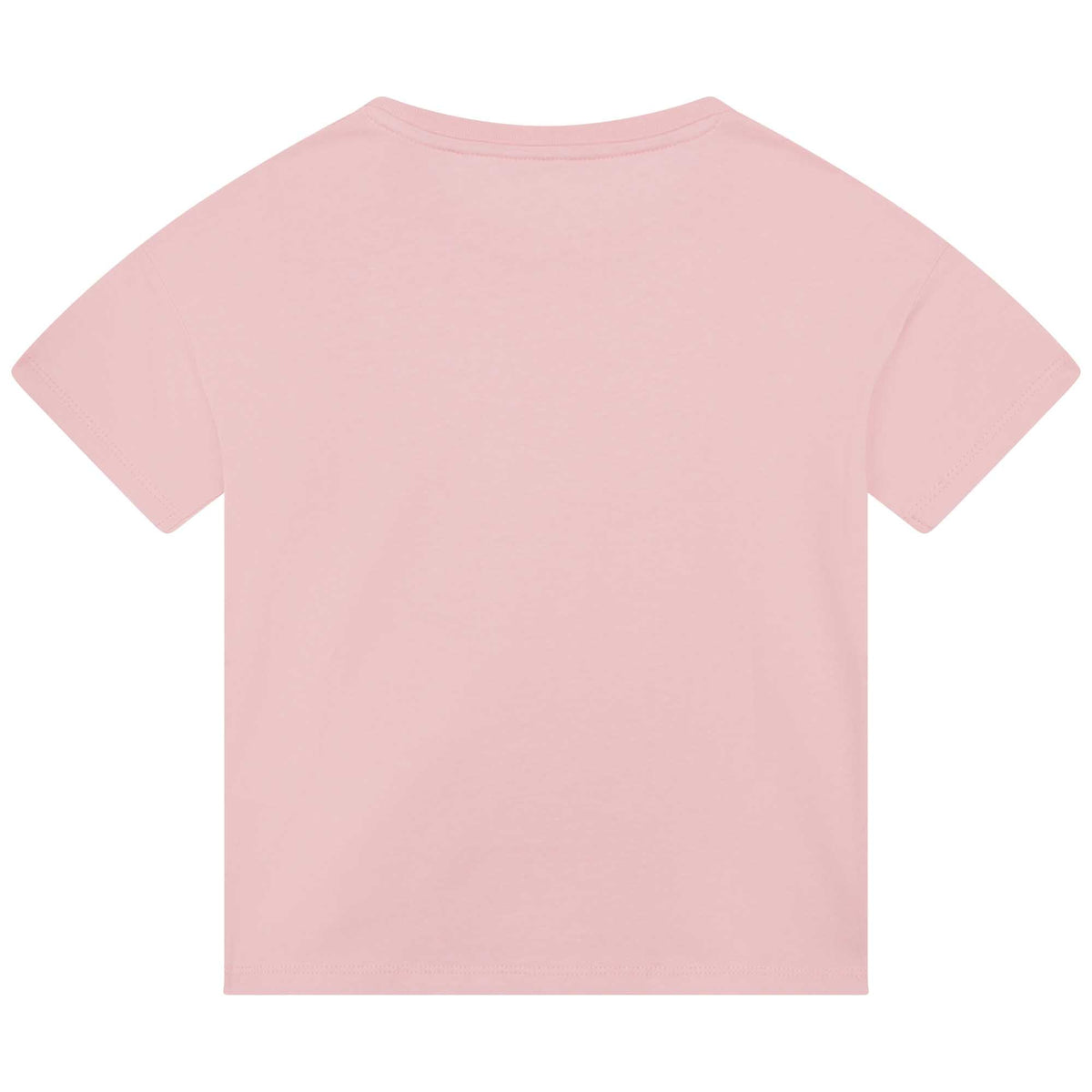 女童粉色Logo棉T恤