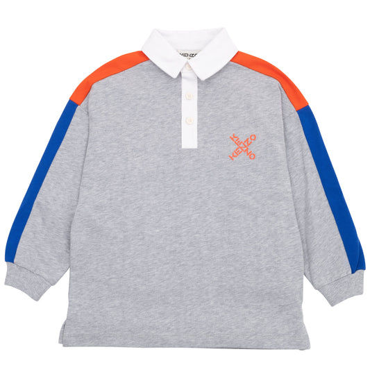 男童灰色Polo衫