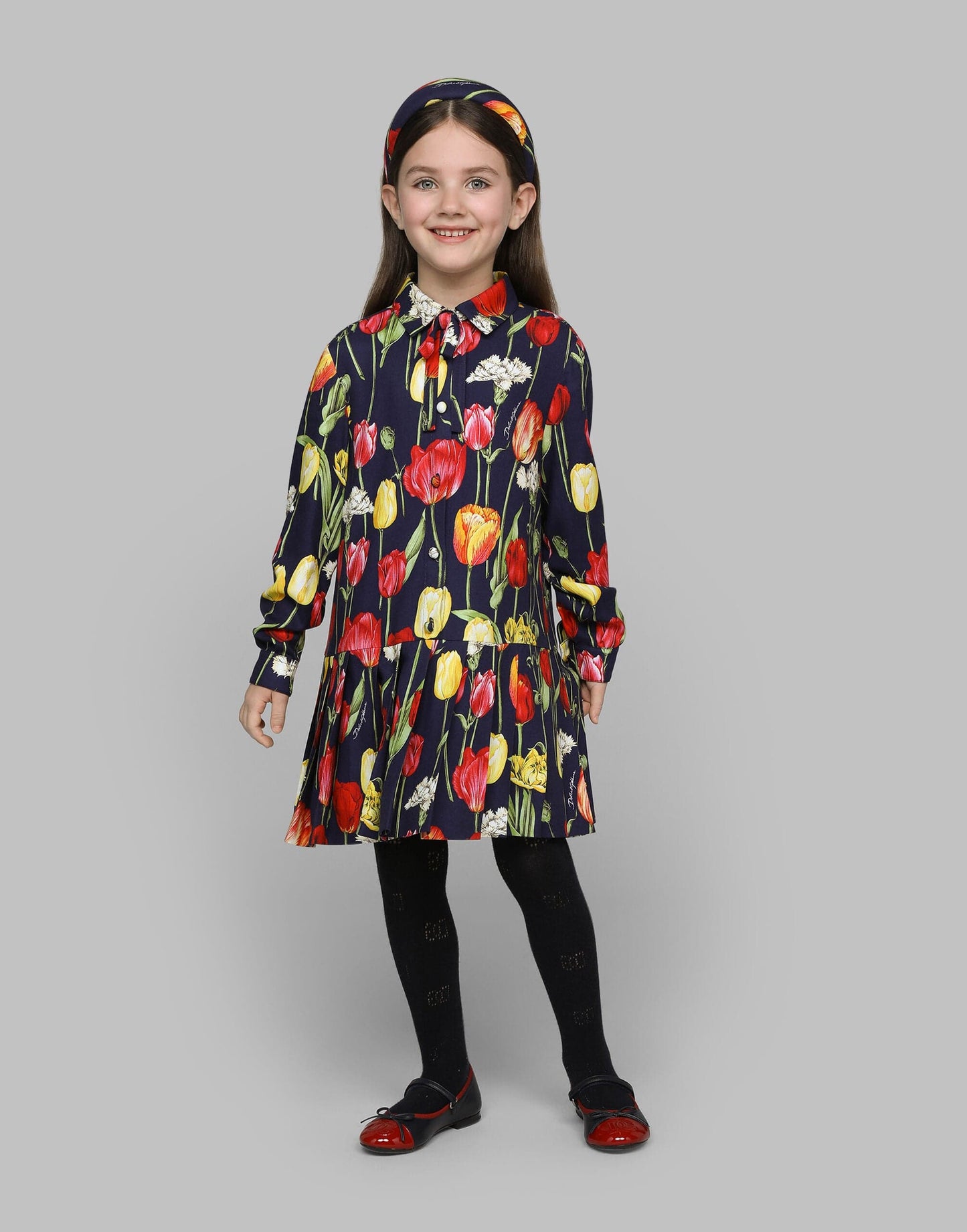 Dolce & Gabbana 女童郁金香印花连衣裙(多色)